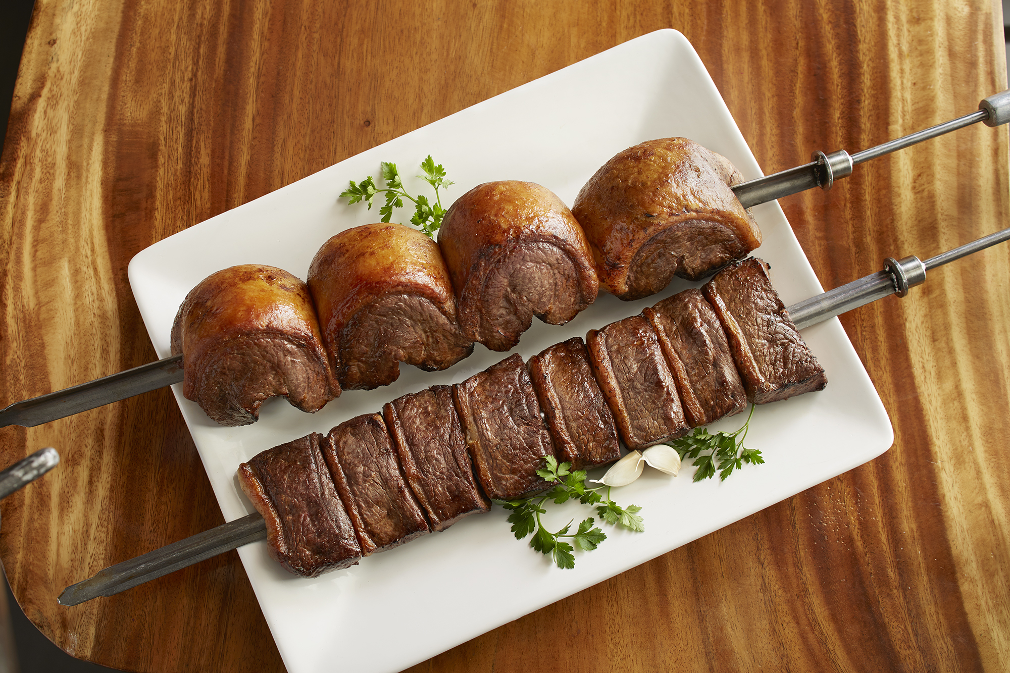 Texas de Brazil offers a variety of meats including beef, lamb, pork, chicken and Brazilian sausage