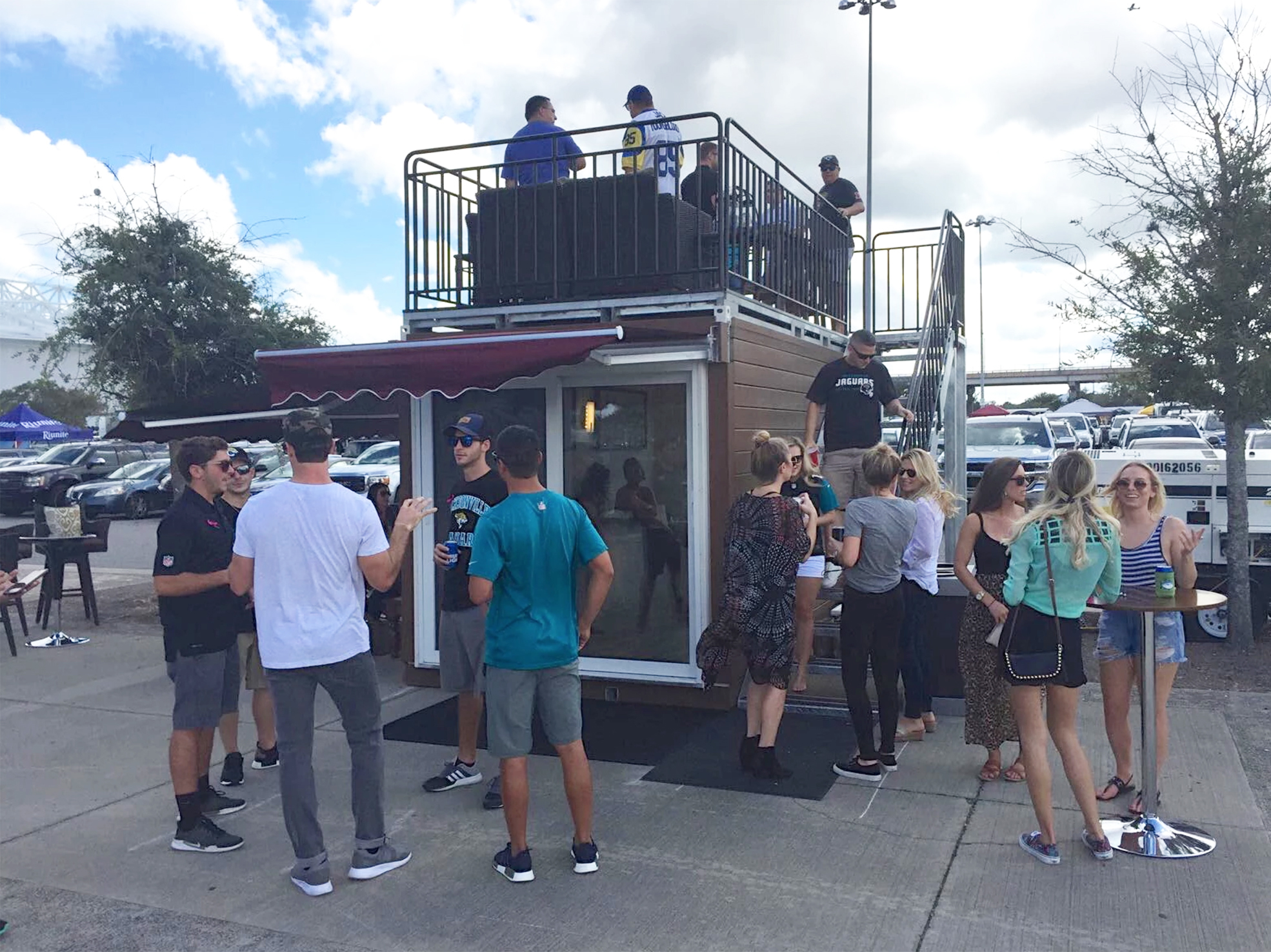 Party Shack brought its concept to Jaguar games last season and is expanding with Tailgate Village.