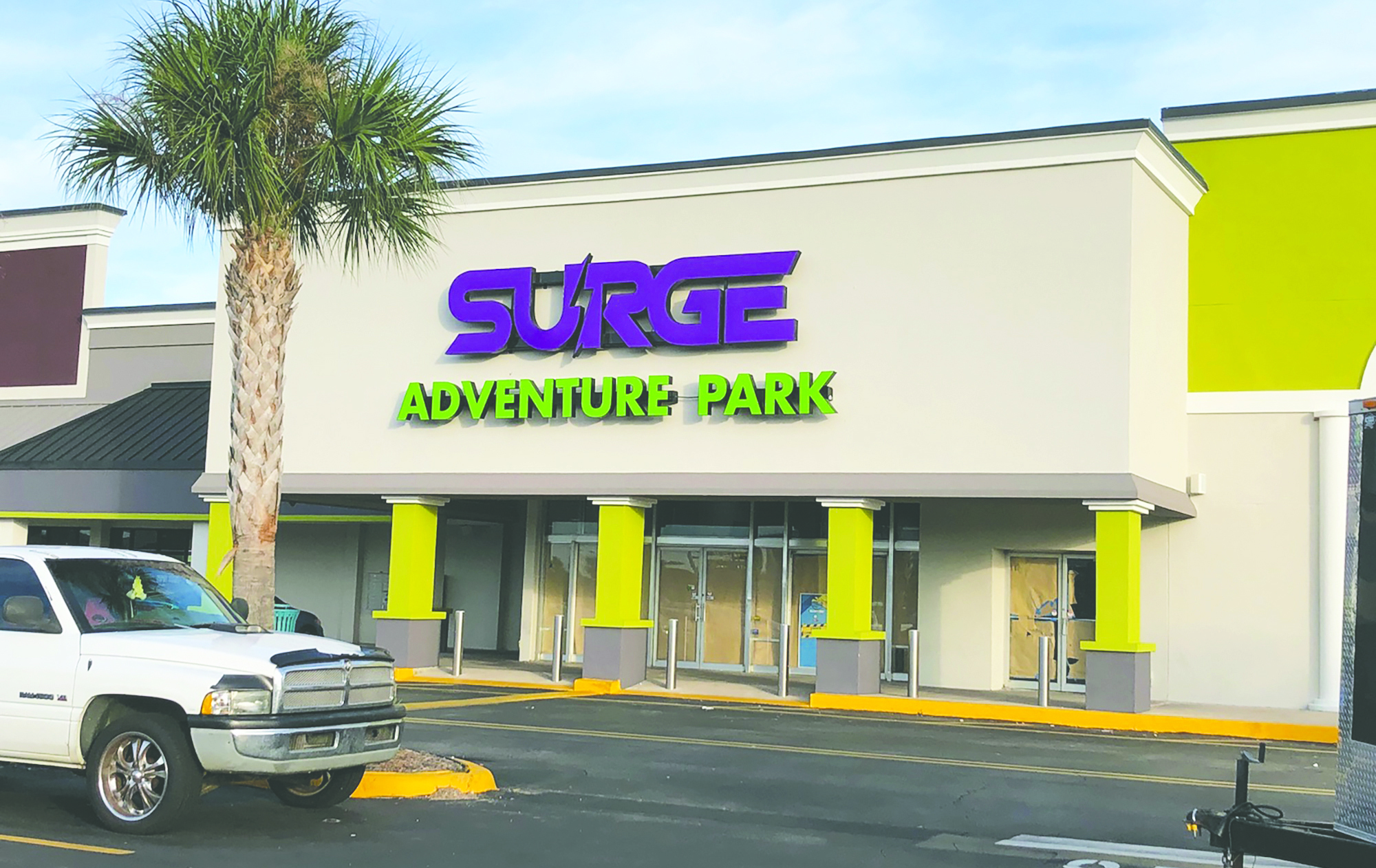 Surge Adventure Park is under development at 9292 Arlington Expressway.