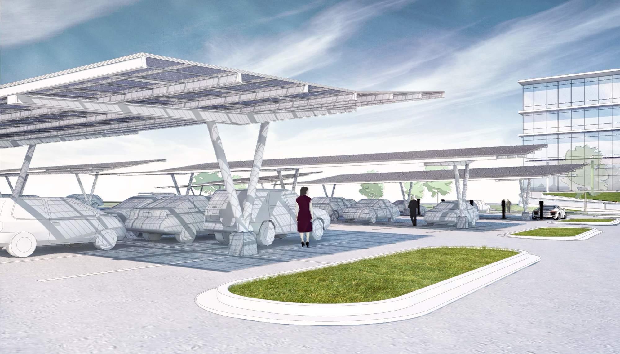 It will cost $3.33 million to add solar panels five carports, according to building permits issued Wednesday.