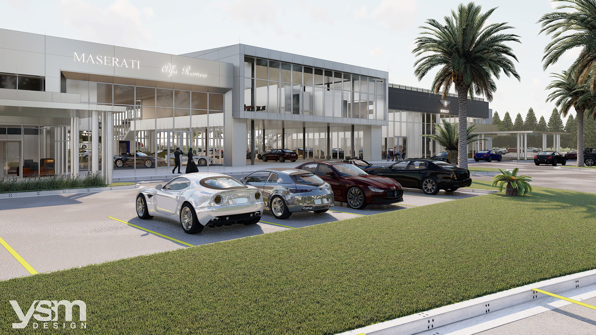 Brickell Motors is planning a dealership that will sell Bentley, Maserati and Alfa Romeo luxury vehicles.