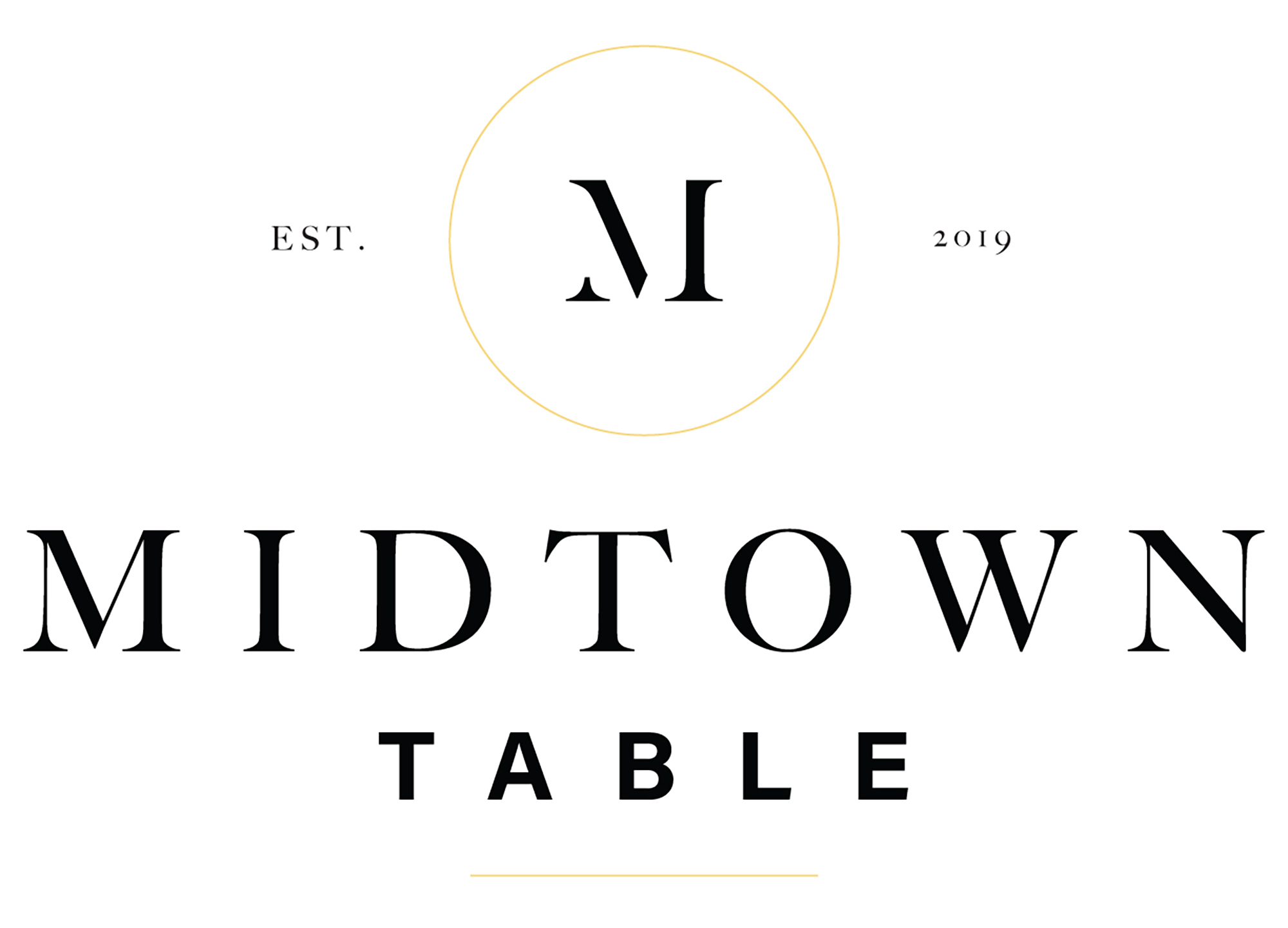 The logo for Midtown Table. Matthew Medure expects the restaurant to open in August.