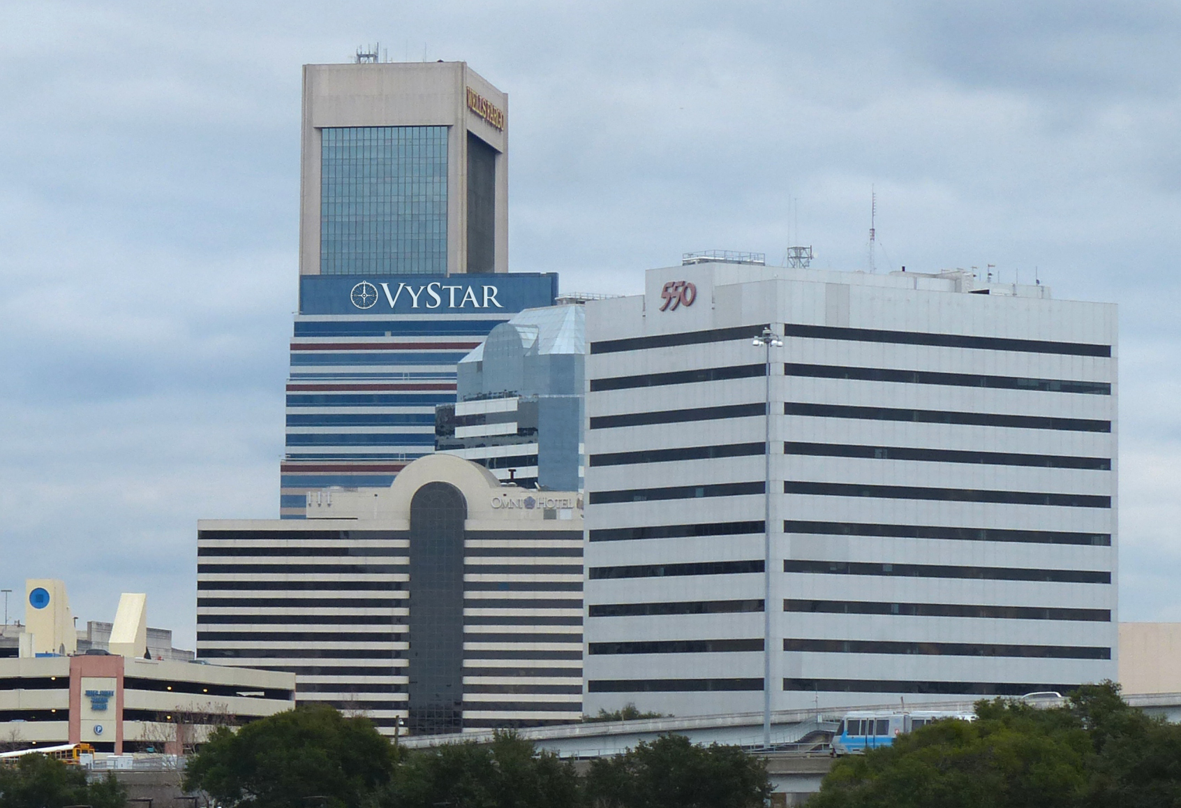 The VyStar sign is seen from two-thirds of a mile away in this rendering.