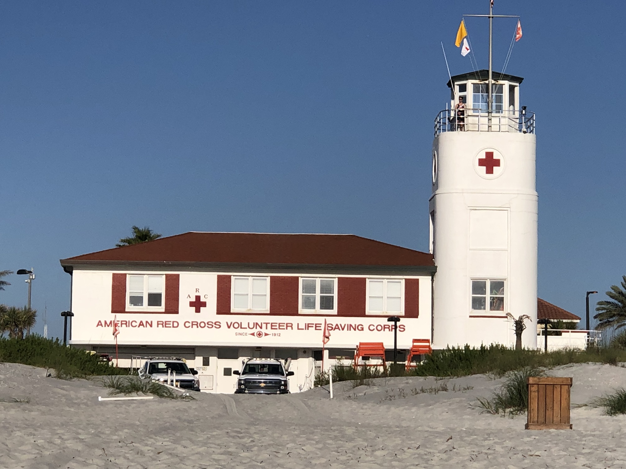 The Red Cross Volunteer Life Saving Corps facility in Jacksonville Beach.
