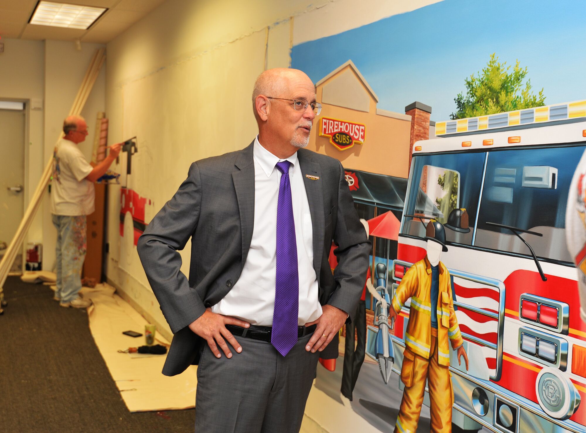 Murals of first responders in action can be found in all Firehouse Subs restaurants. The company has donated and has helped to raise millions to buy equipment for firefighters and other first responders.