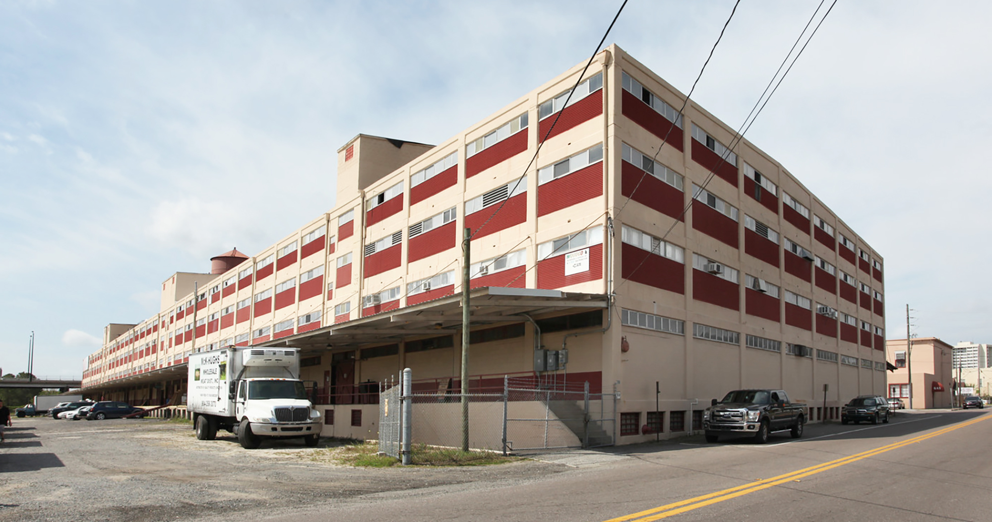 The 106-year-old, 330,000-square-foot, four-story warehouse and six more warehouse and office buildings constructed between 1912 and 1990.