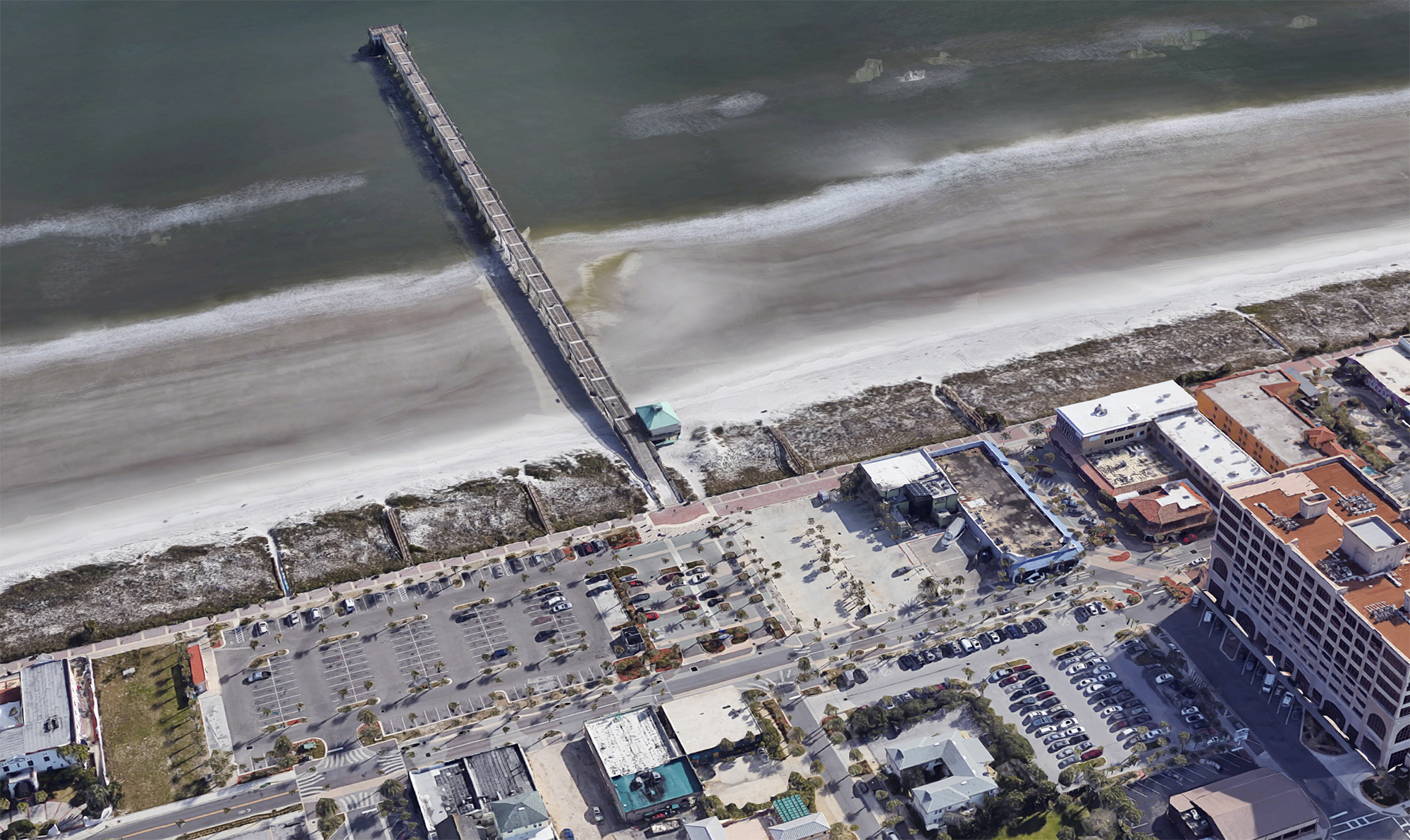 A SpringHill Suites by Marriott is planned on the property to the right of the Jacksonville Beach Pier.
