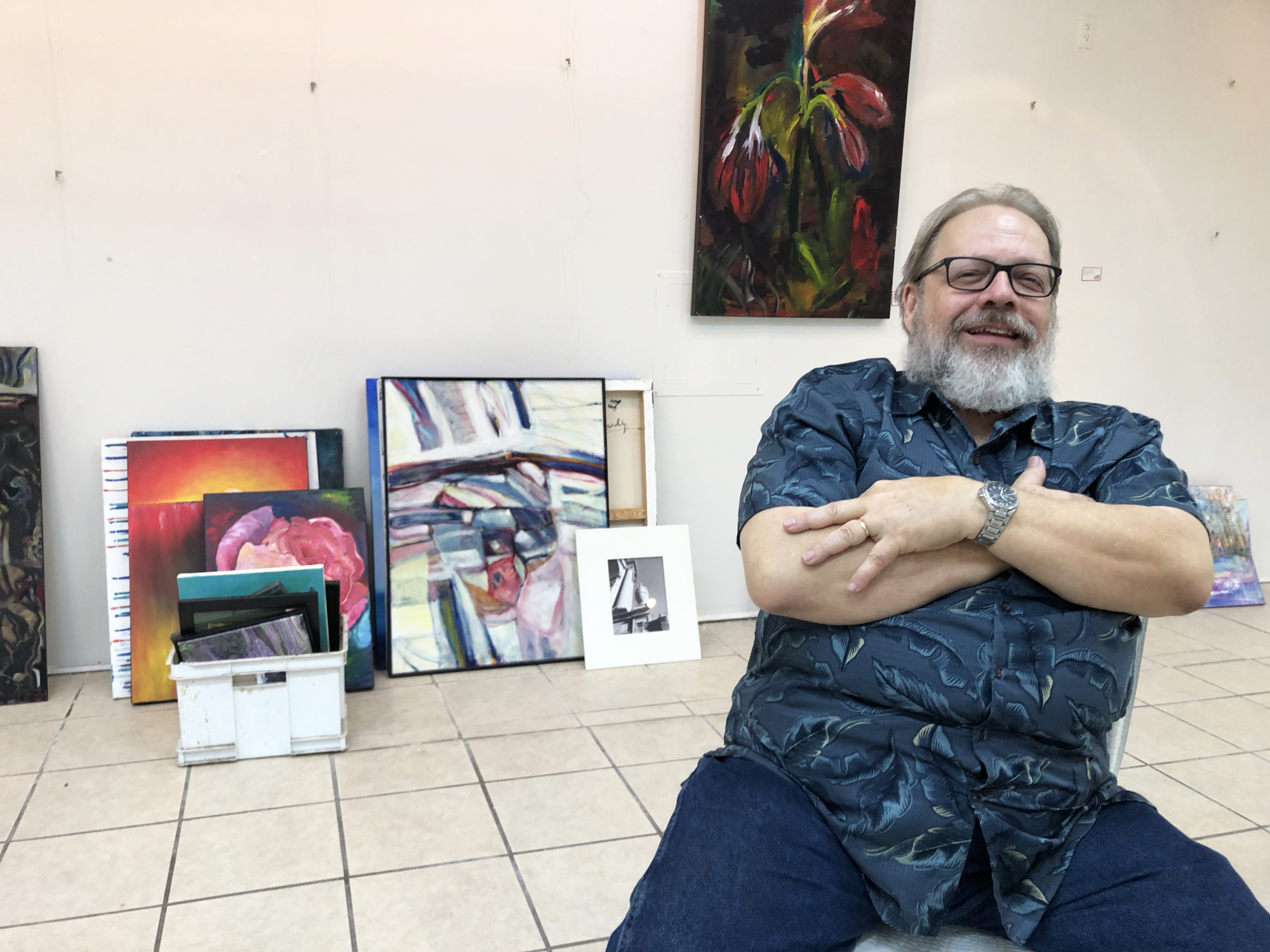Ed Malesky is president of The Art Center Cooperative, a nonprofit member gallery and local studio space for artists that has operated in the Landing since 2015.