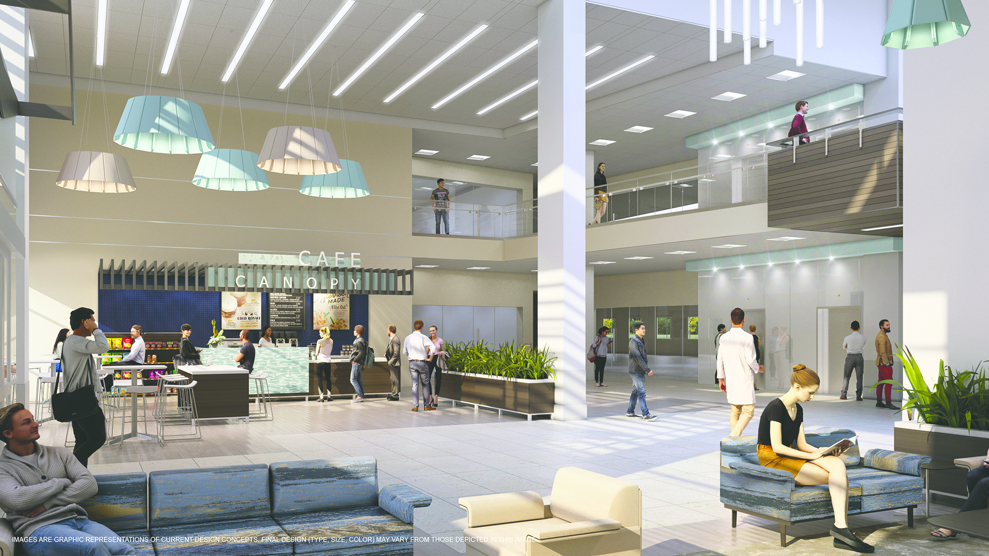 Baptist HealthPlace will include a cafe with healthy food options.