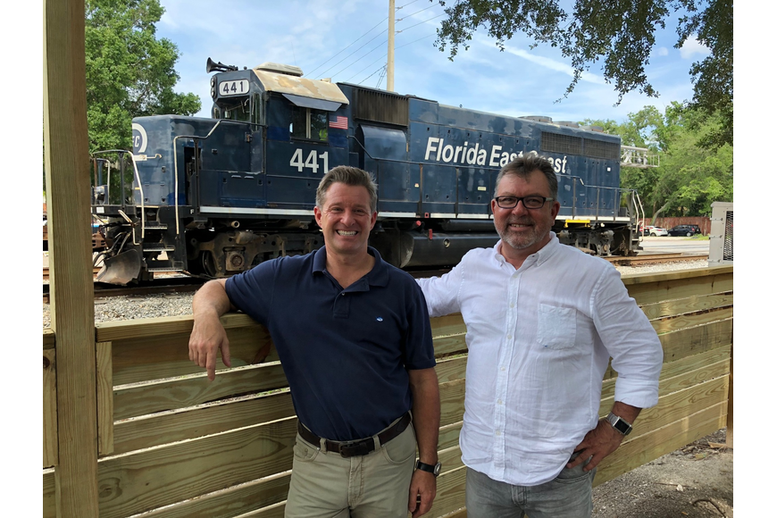 Southern Grounds operator Mark Janasik and property owner Edward Skinner Jones at the San Marco area shop. They opened the first in Neptune Beach and plan a third in Avondale.