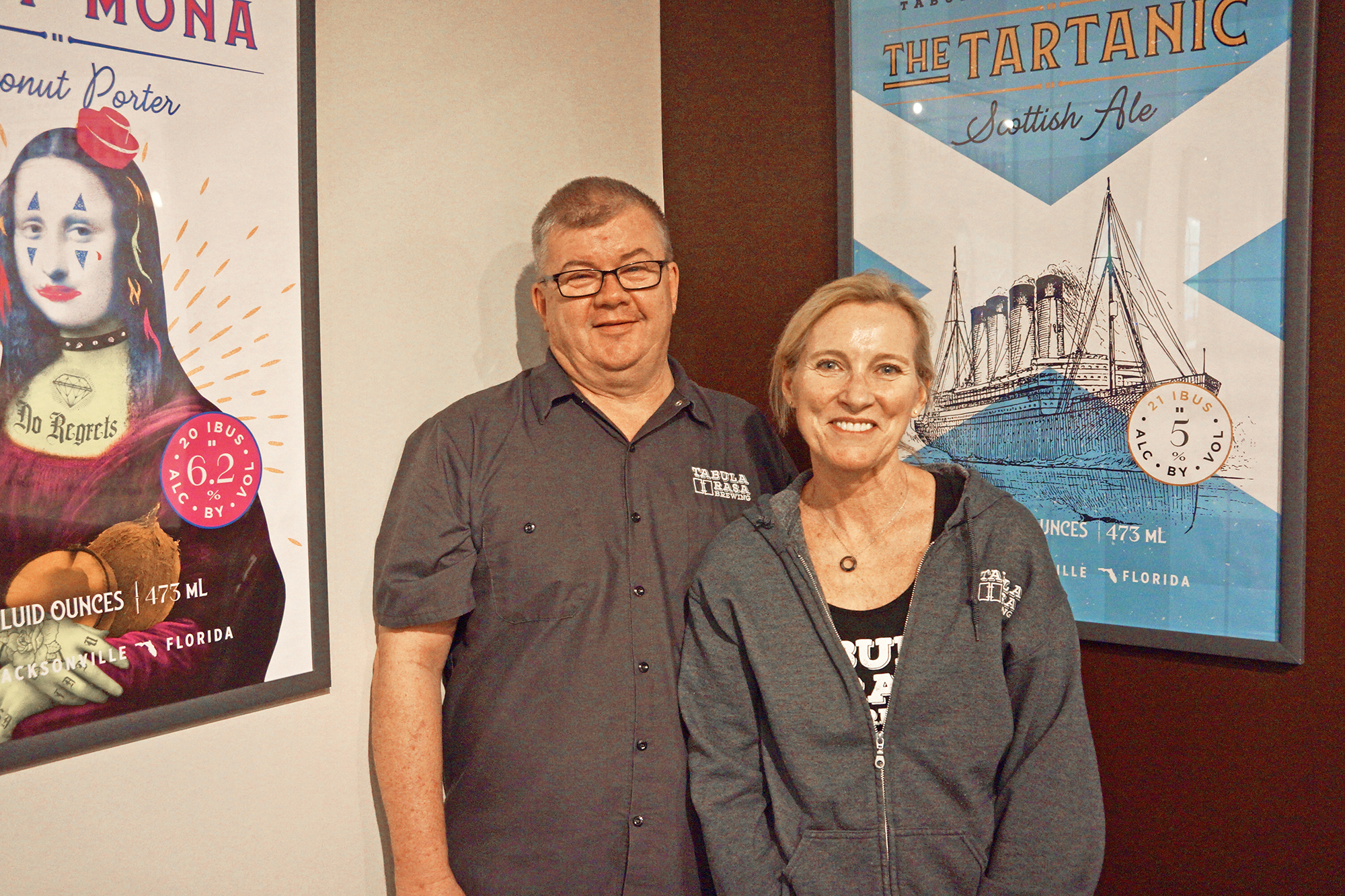 Randy Peterson and his wife, Jackie, are the owners of Tabula Rasa Brewing.