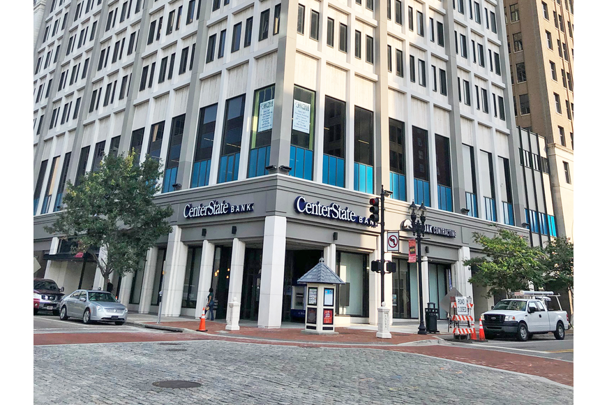 CenterState bank will move from 100 N. Laura St. on the Northbank.