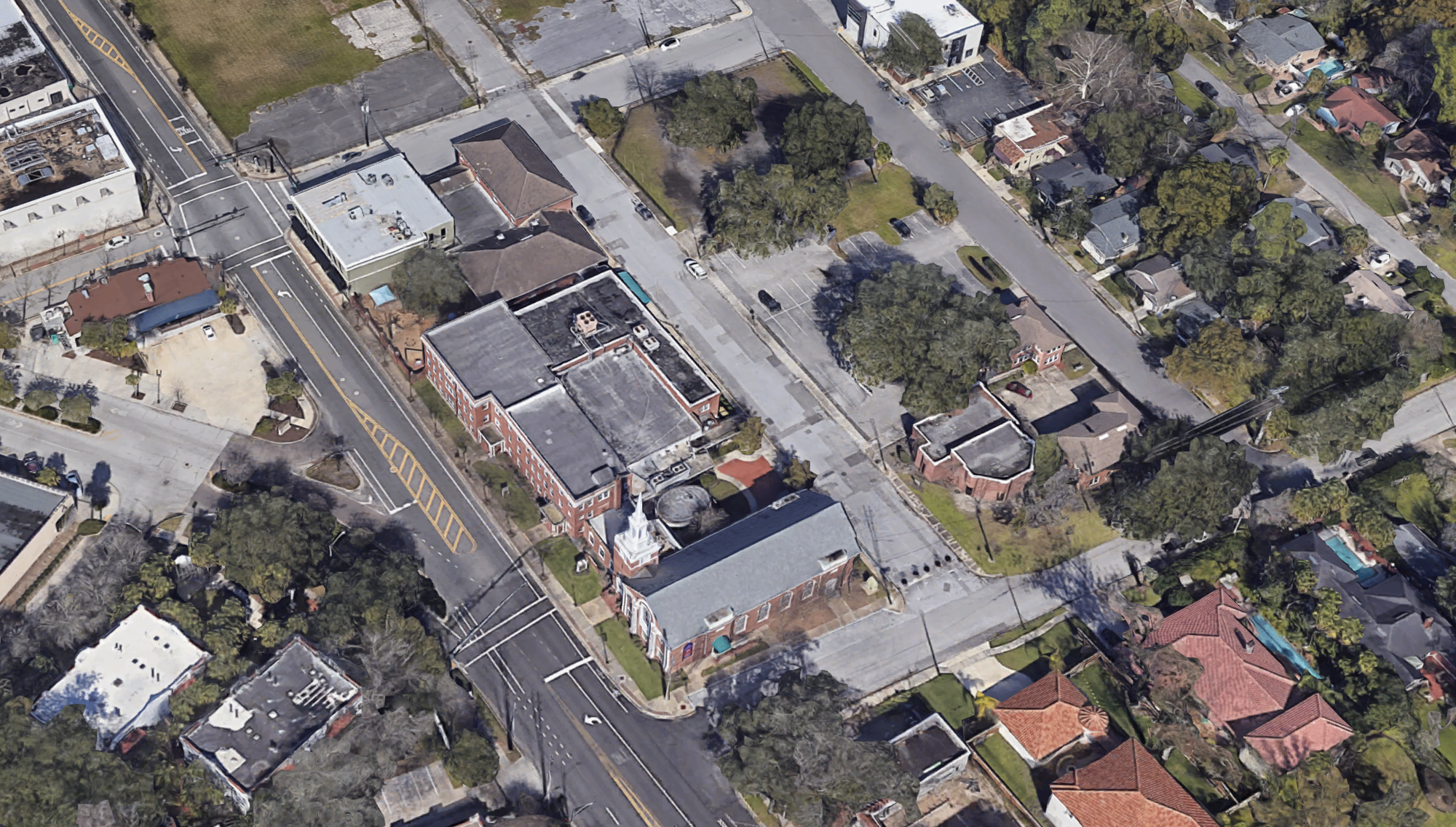 Jacksonville Presbyterian Church’s campus in San Marco at 2137 Hendricks Ave. (Google)