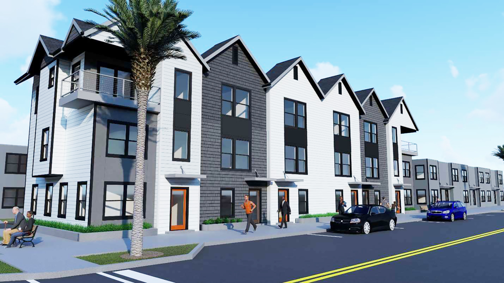Johnson Commons would offer 107 for-sale townhomes.