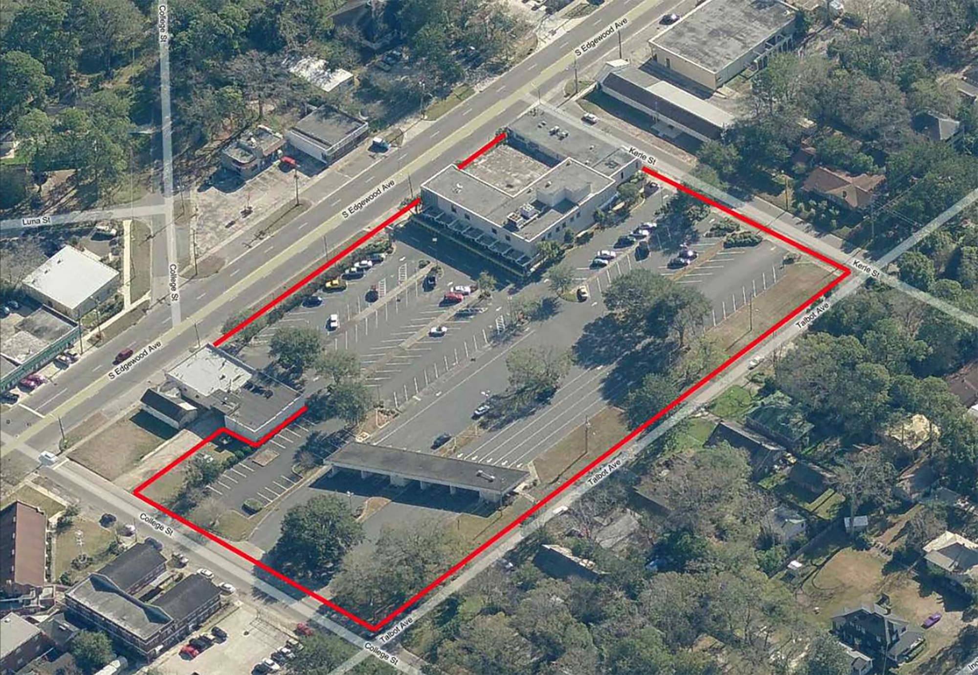 Vestcor proposes to redevelop the former Bank of America property and parking lot on 3.69 acres at 840 Edgewood Ave. S., at northwest Edgewood Avenue and Kerle Street.