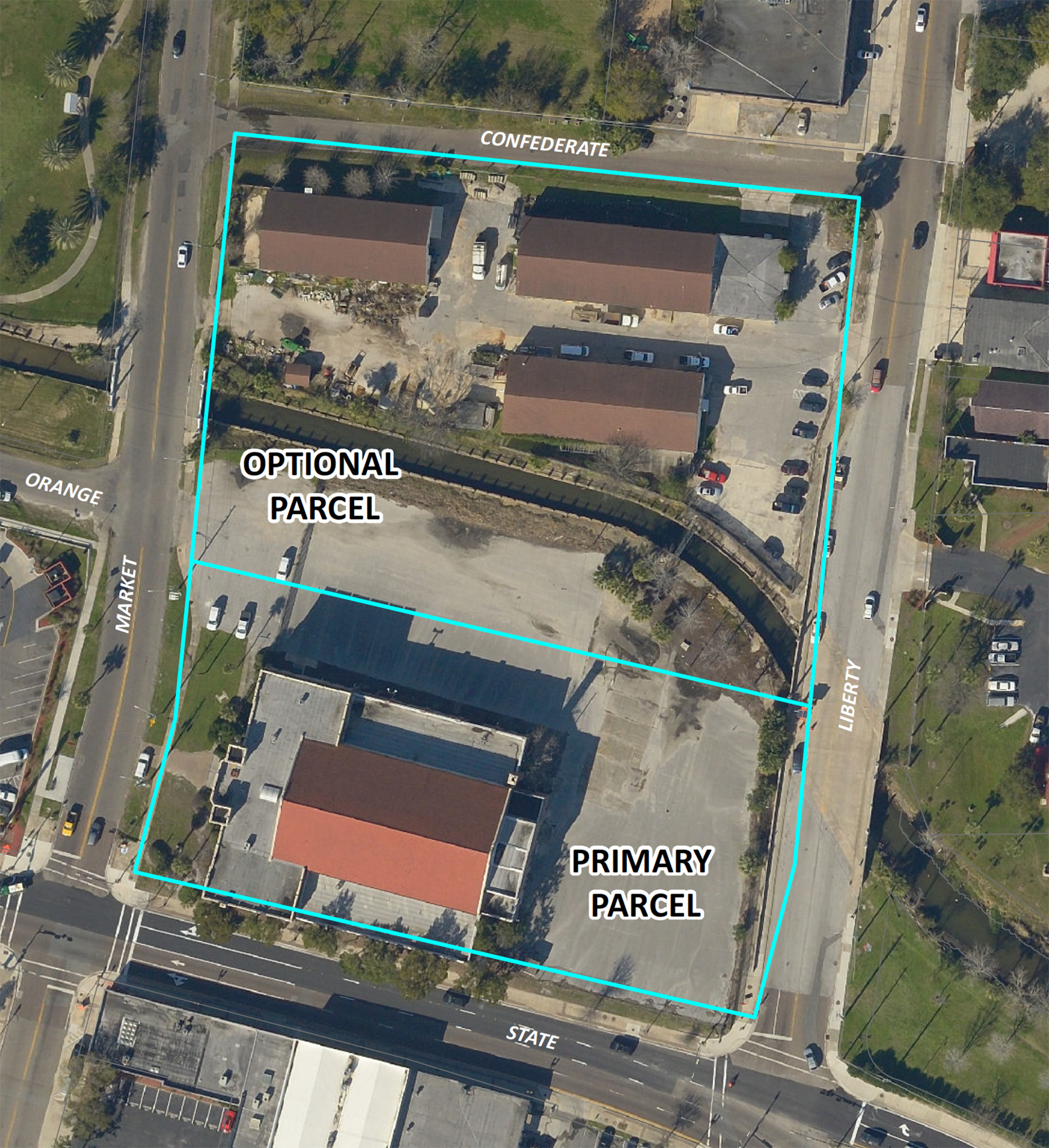 Three companies bid on the city-owned former Florida National Guard armory Downtown at 851 N. Market St. and a neighboring parcel with three warehouses at 928 N. Liberty St.