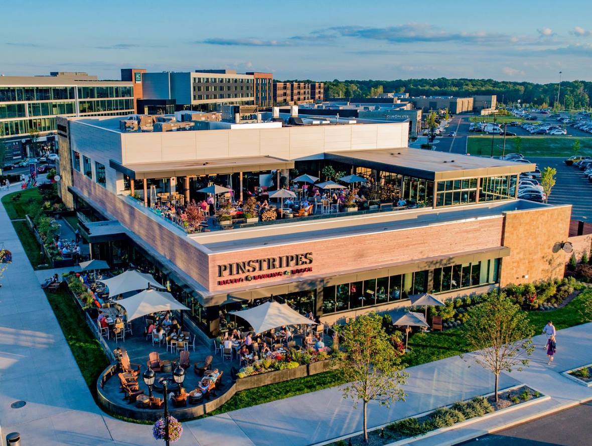 Pinstripes, an entertainment venue featuring bowling and bocce, opened last year in Beachwood, Ohio, a suburb of Cleveland. Pinstripes has 11 locations, mainly in the Midwest, with three more planned. None are in Florida.
