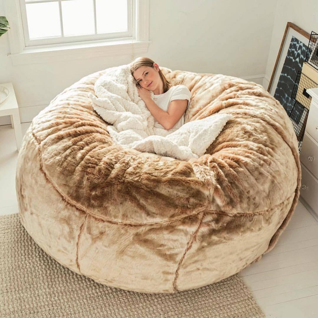 Lovesac says its name comes from its original Durafoam-filled beanbags called Sacs.