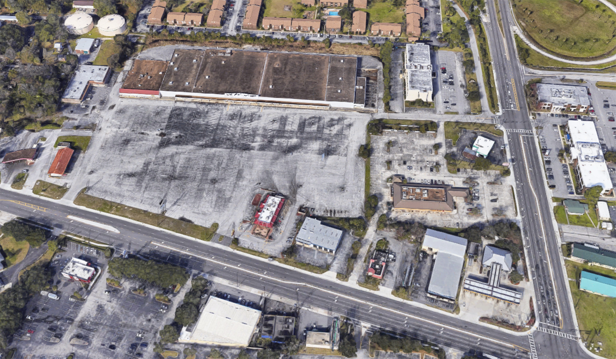 The former Kmart building and site at 5751 Beach Blvd. that is planned for redevelopment. (Google)