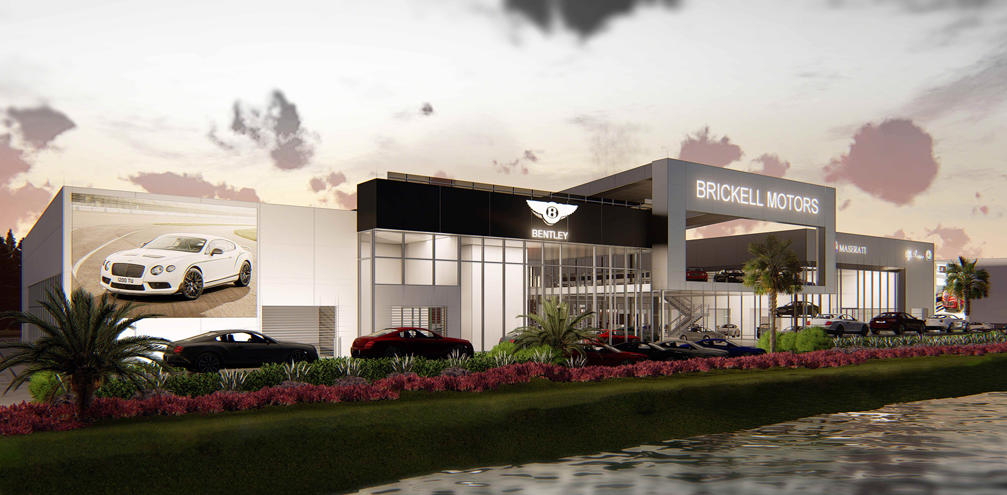 The 40,987-square-foot dealership will have almost 7,800 square feet of exterior space.