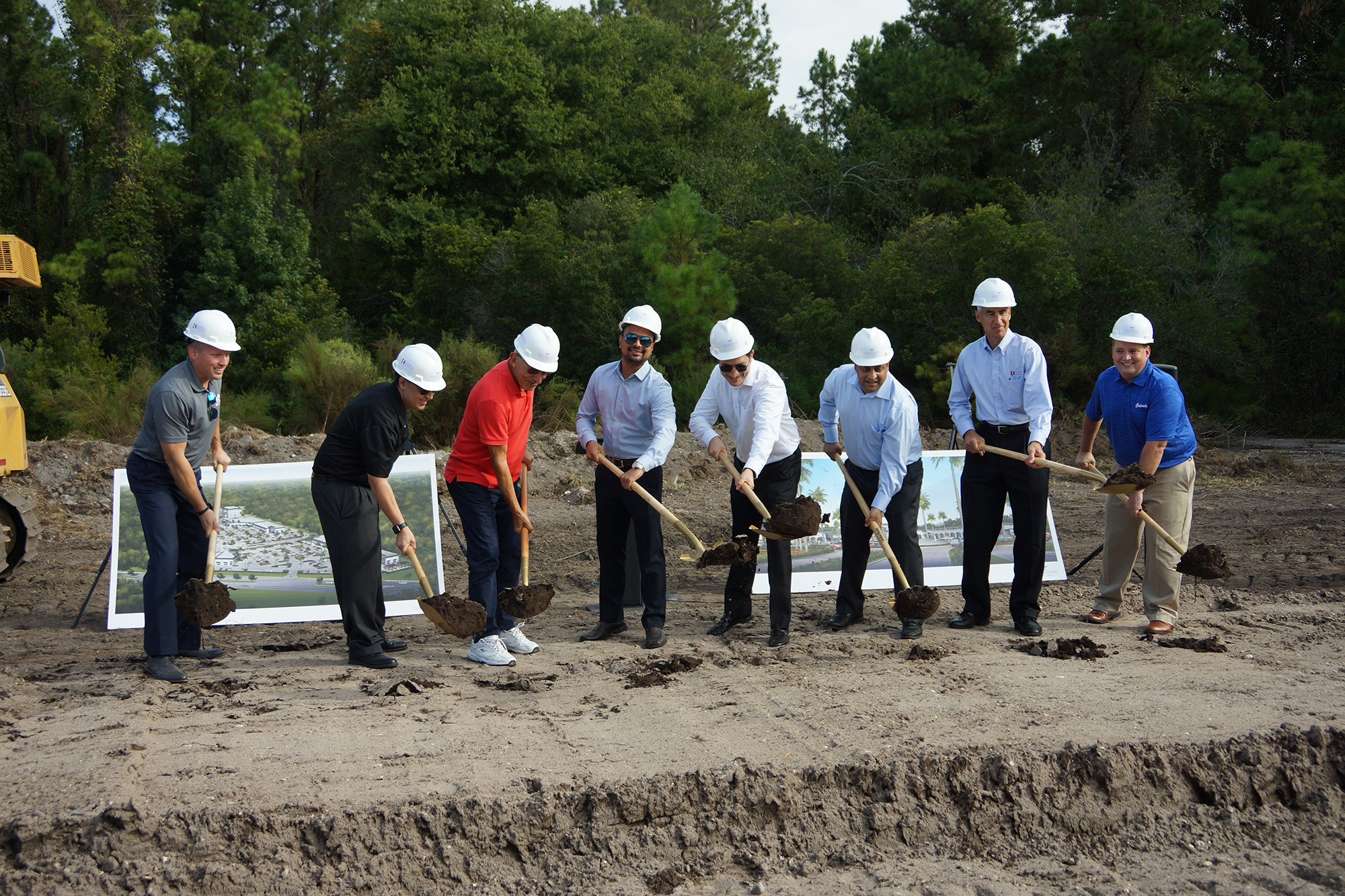 Cross Regions broke ground on the project Saturday.