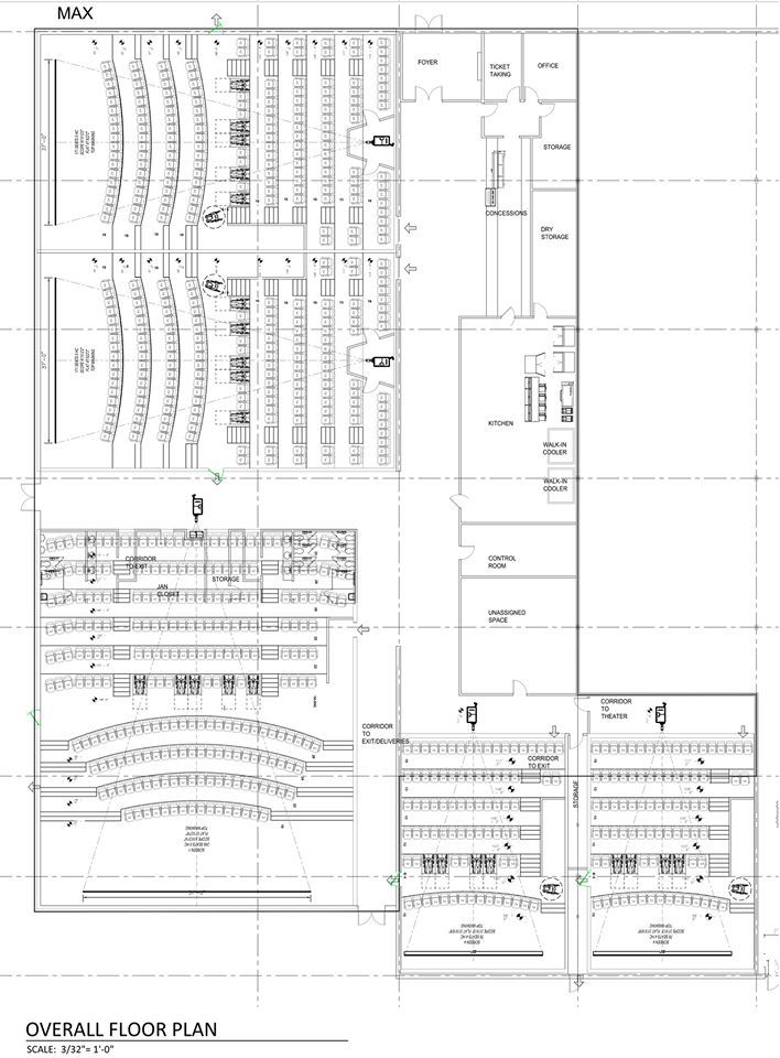 Plans for the new theater were posted on the Sun-Ray Cinemas Facebook page.