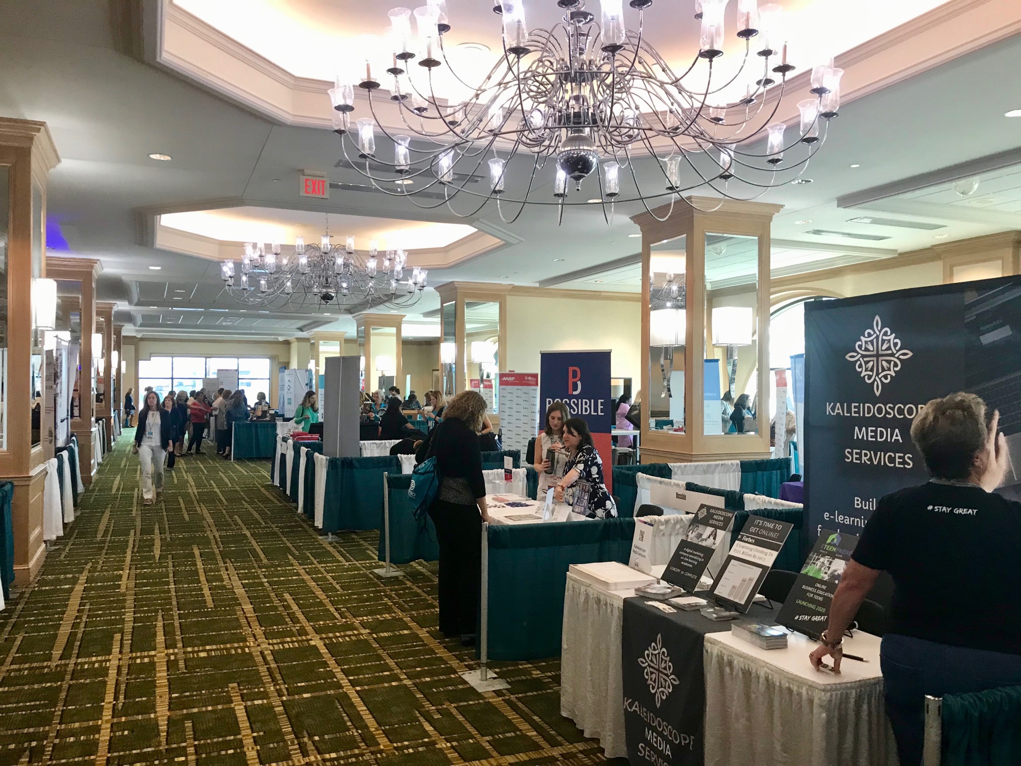 The event’s exhibit hall featured local, state and national exhibitors.