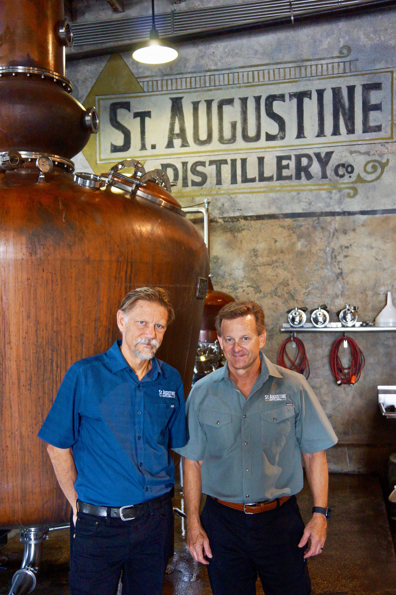 Philip McDaniel and Mike Diaz are the founders of St. Augustine Distillery.