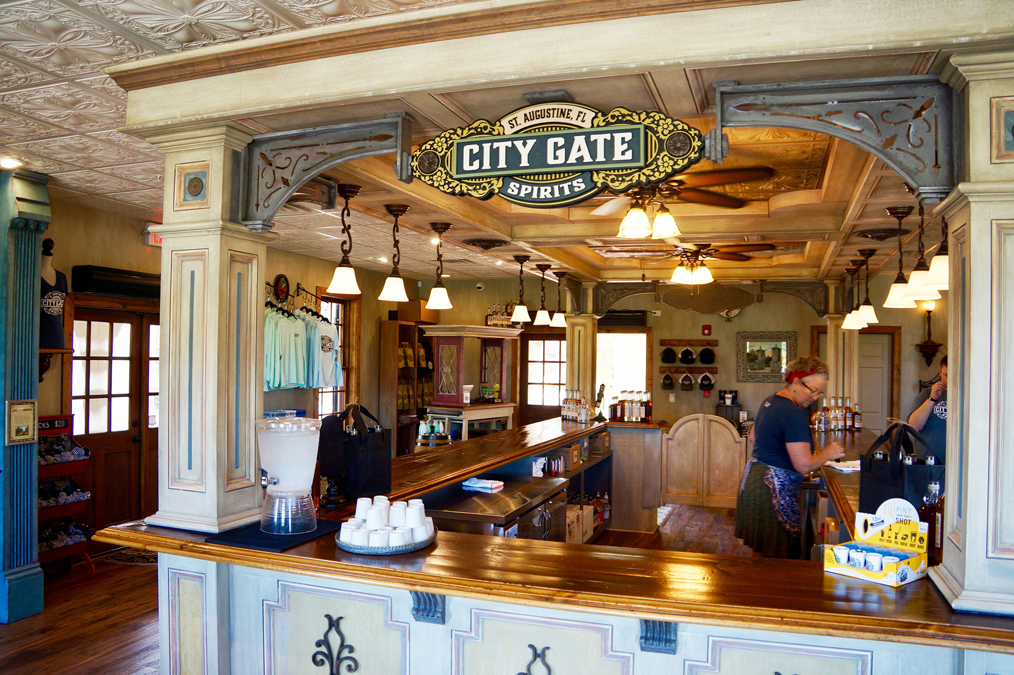 City Gate Spirits opened in October at 11 St. George St. It offers bottles of spirits starting at $25.