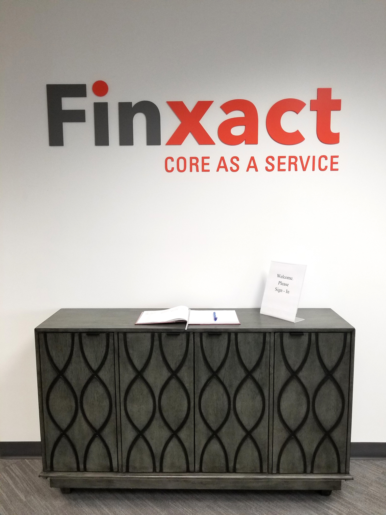 Finxact uses 3,500 feet of space in its Riverplace Tower office.