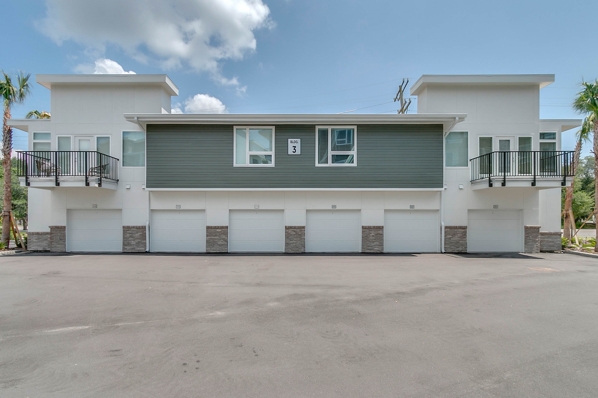 Carriage homes at RiverVue apartments. The 1,202-square-foot units rent for $2,515 a month.