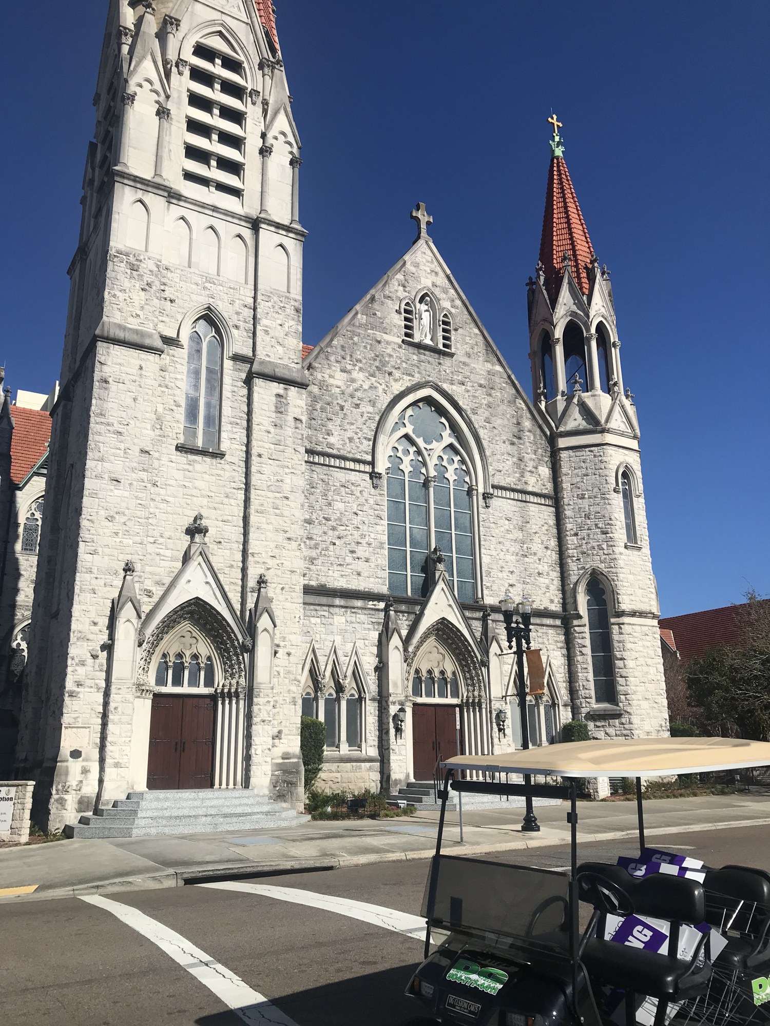 The Basilica of the Immaculate Conception is one of five churches on the tour.