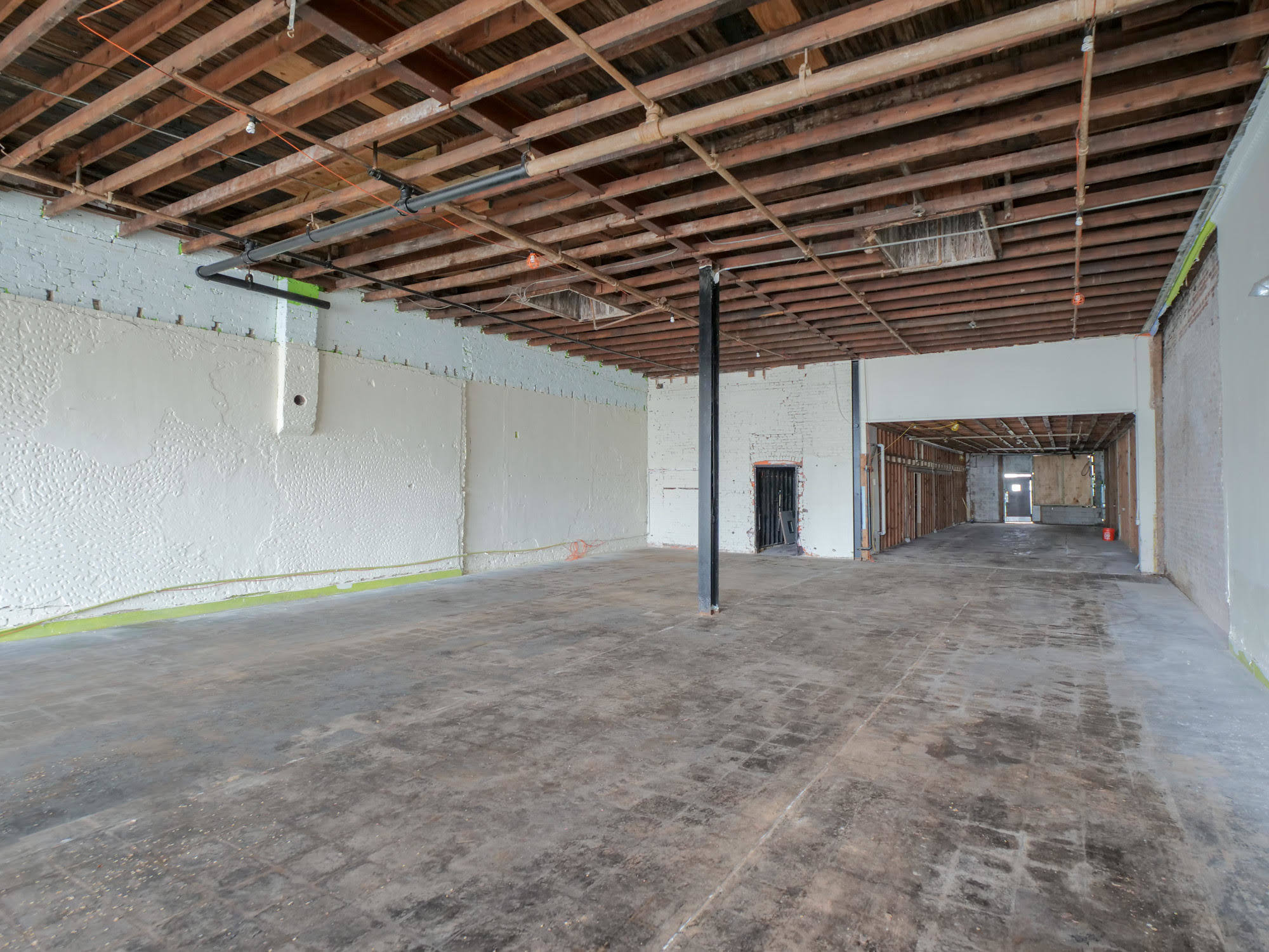 Bad Axe Throwing plans a a full build-out of the 4,200-square-foot interior.
