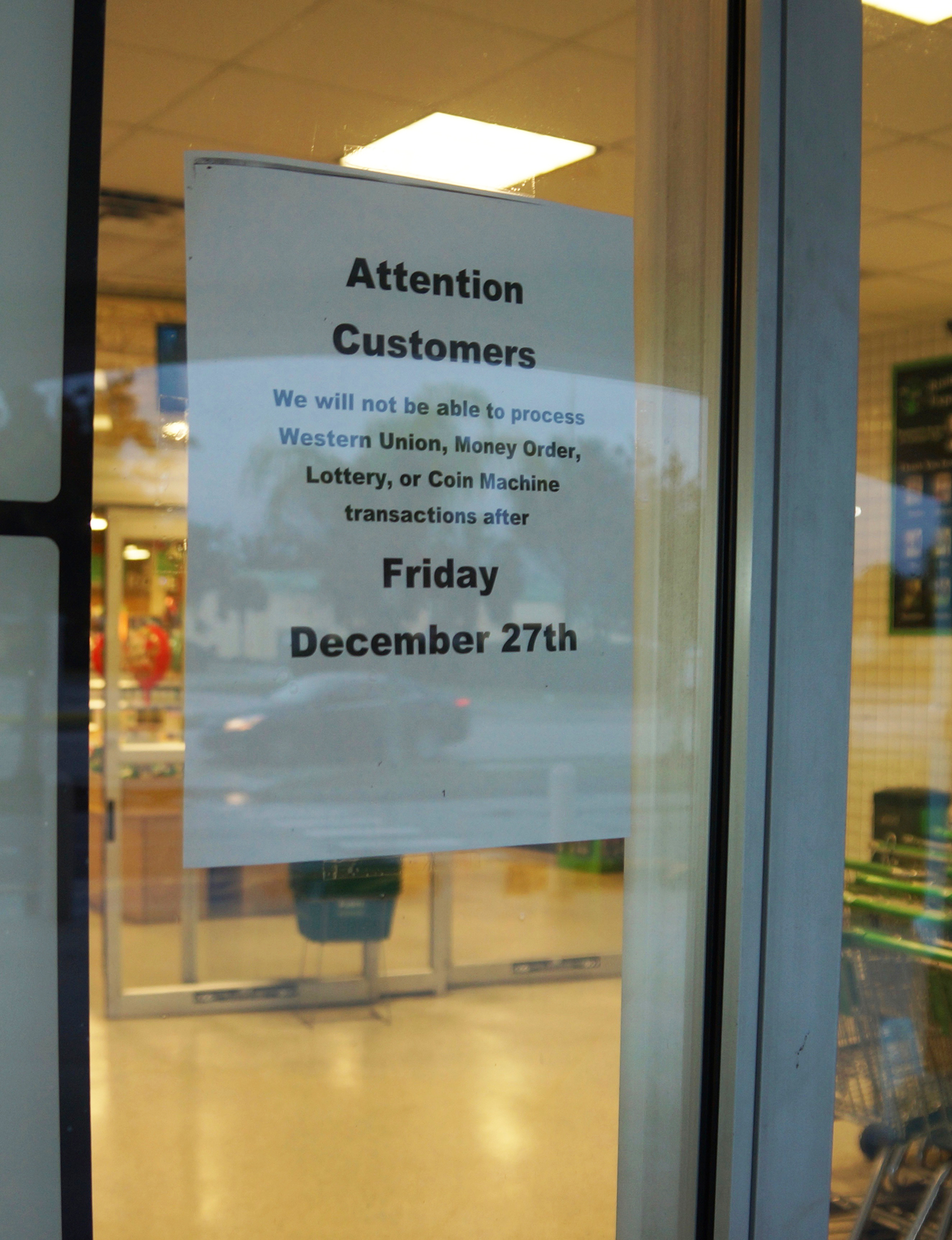 The store closing means Lottery winners will have to go elsewhere to collect their prizes.