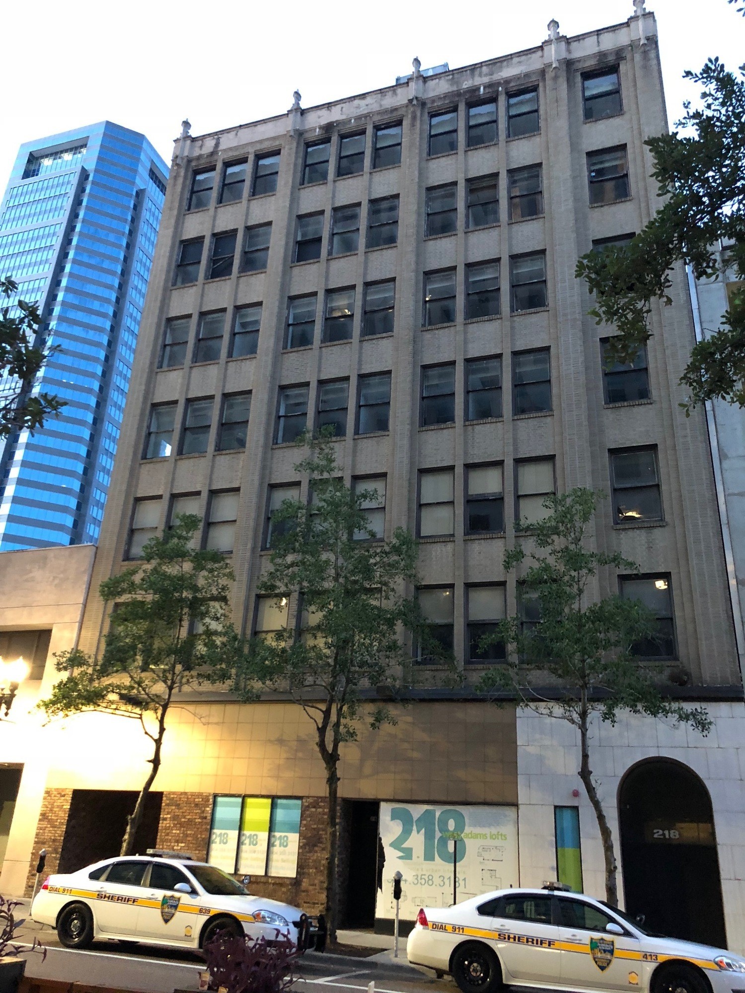 The Exchange Building at 218 W. Adams St. was once planned for loft apartments and a ground-floor restaurant. Ash Properties bought it in August 2018.