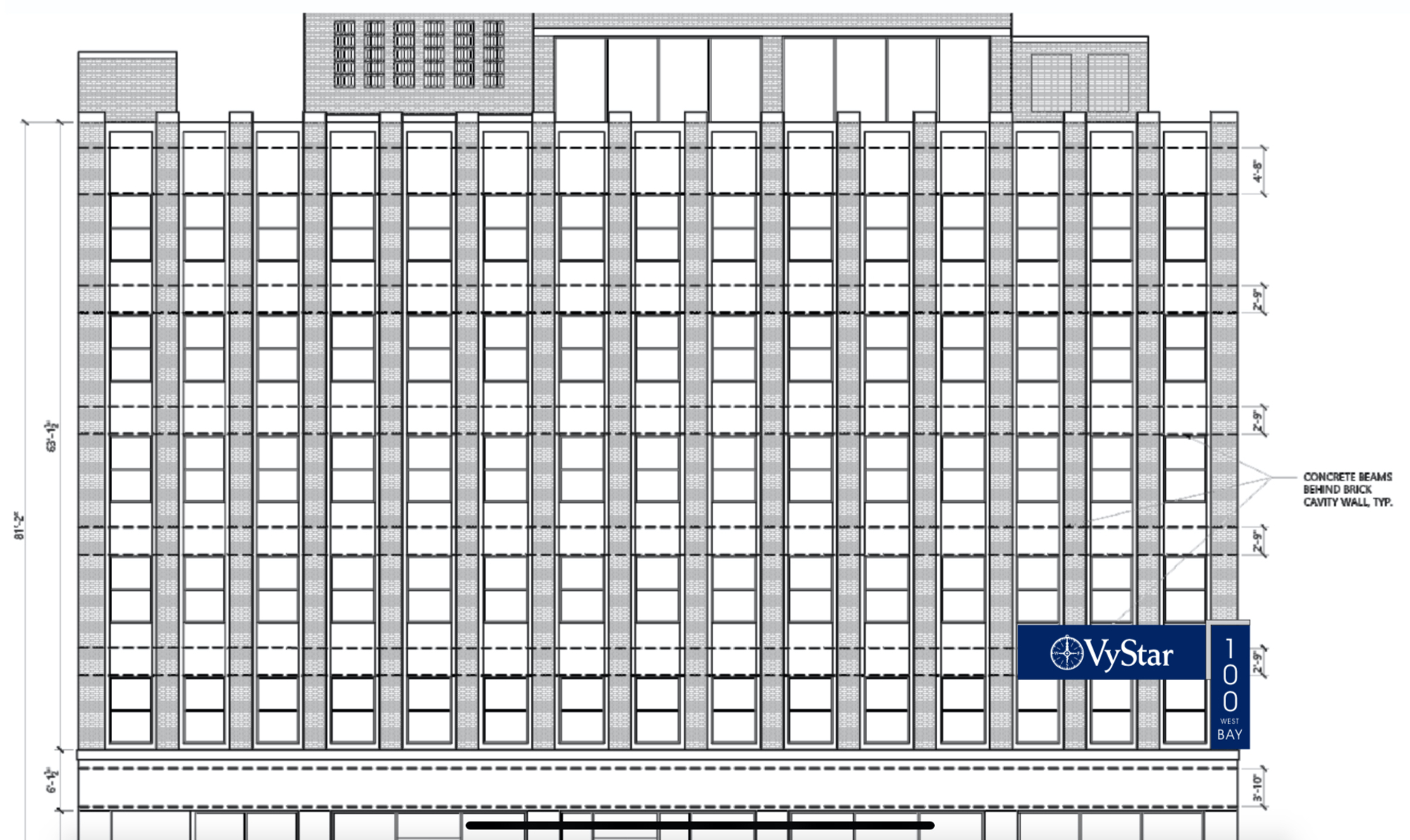 The city approved two sign permits Jan. 6 for “VyStar 100 West Bay” at a project cost of $39,000 each.