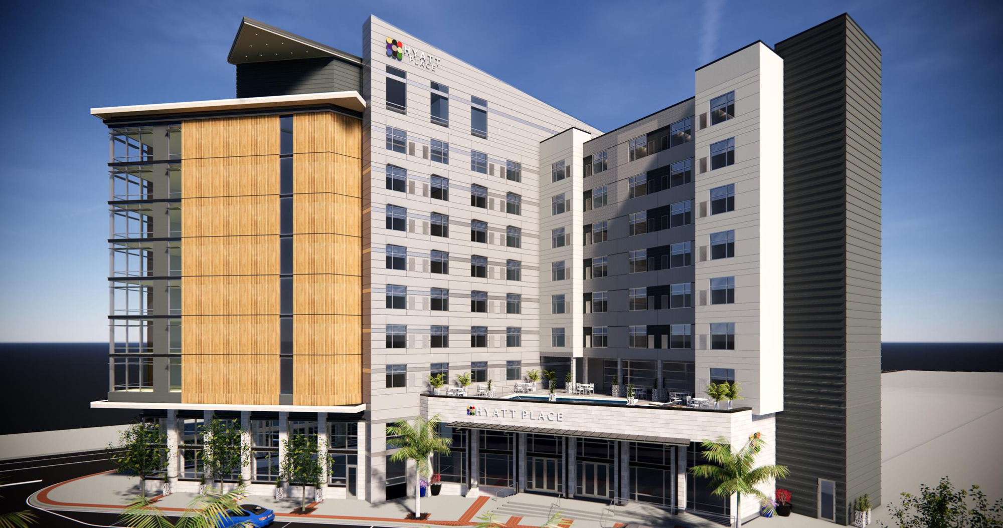 Hyatt Place Downtown is planned on a quarter-acre at Water and Hogan streets.