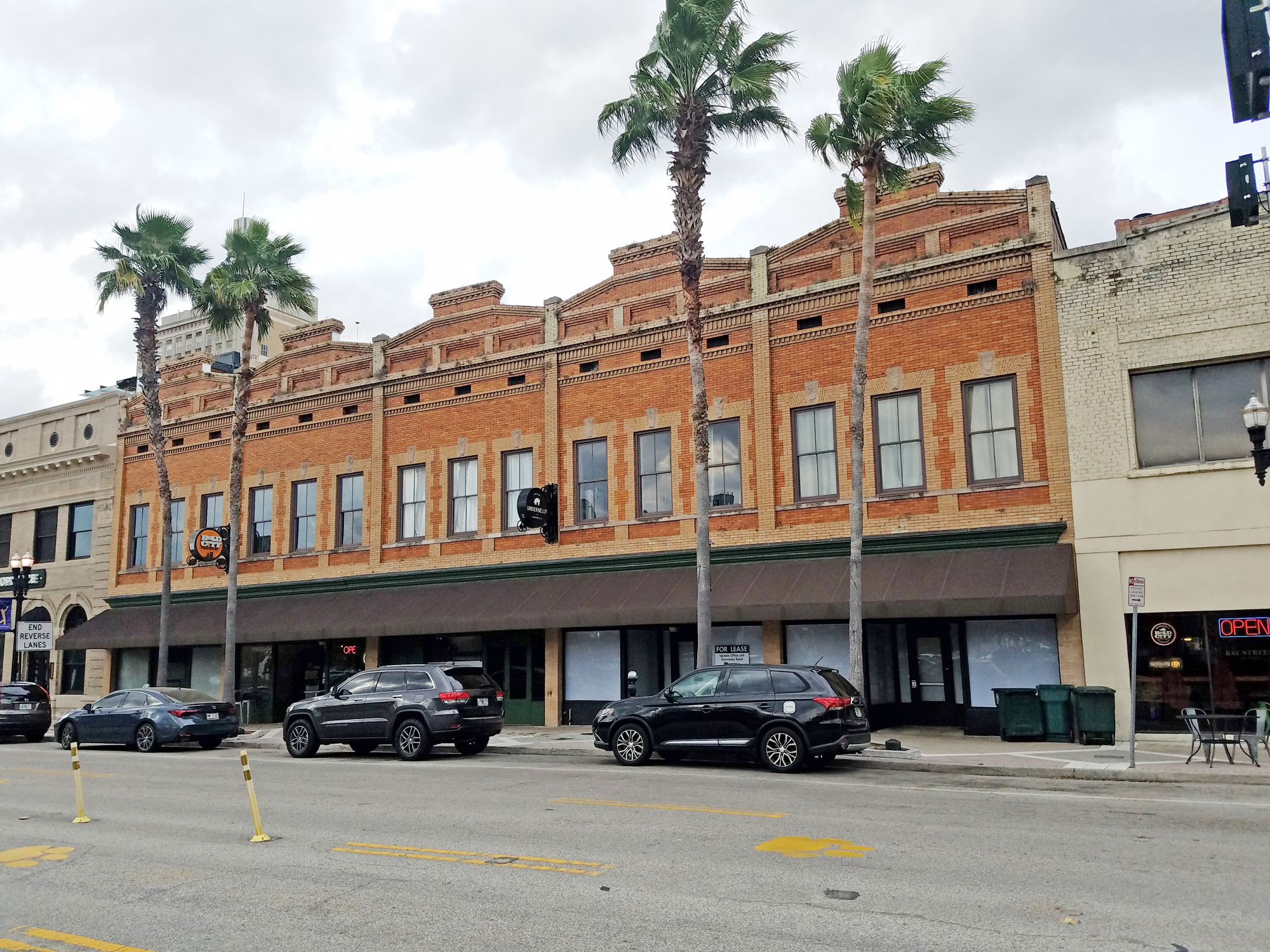 The Underbelly space is near Bold City Downtown and Cowford Chophouse.