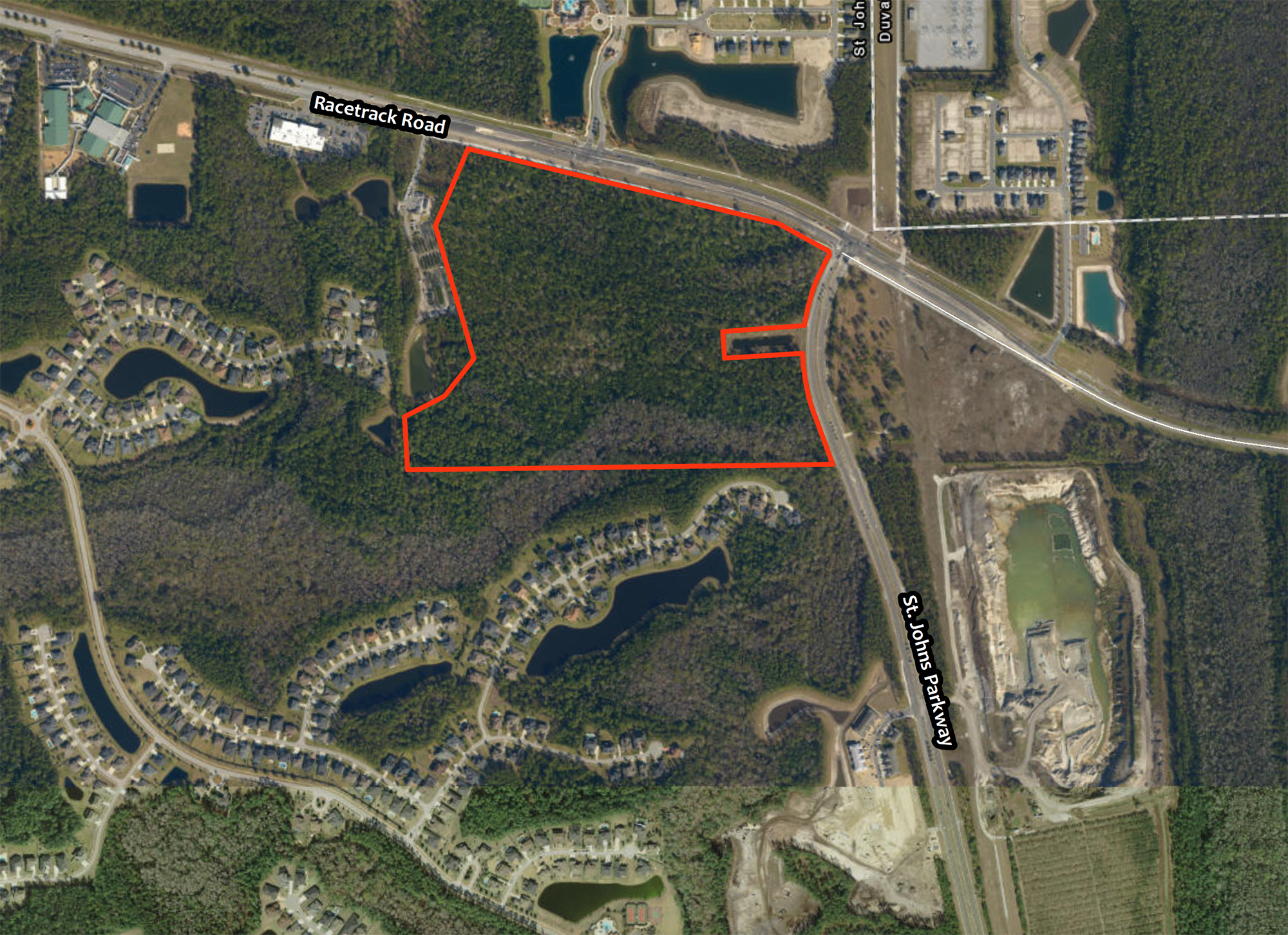Durbin Creek Crossing is at southwest Race Track Road and St. Johns Parkway in northwest St. Johns County.