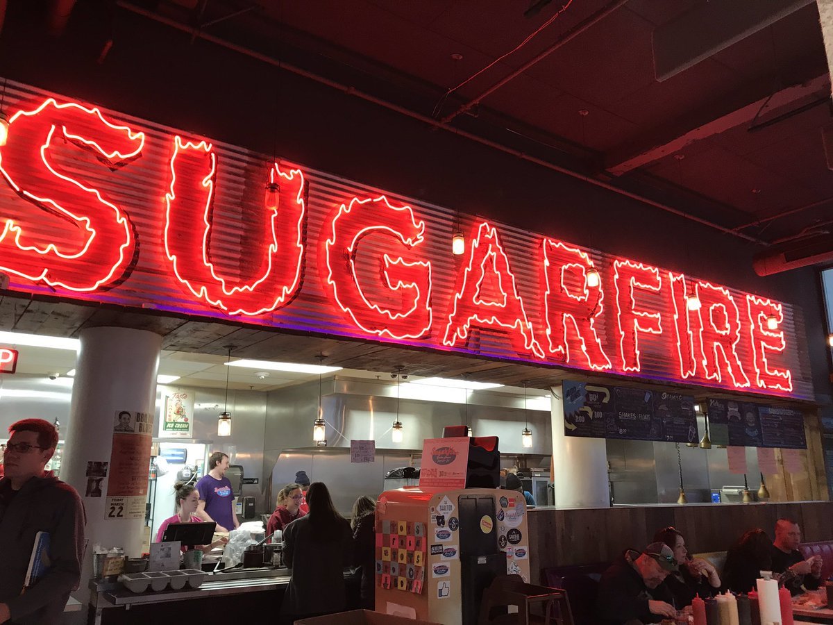 The inside of the Sugarfire Smoke House in St. Louis. The design of the Jacksonville restaurant could be different.
