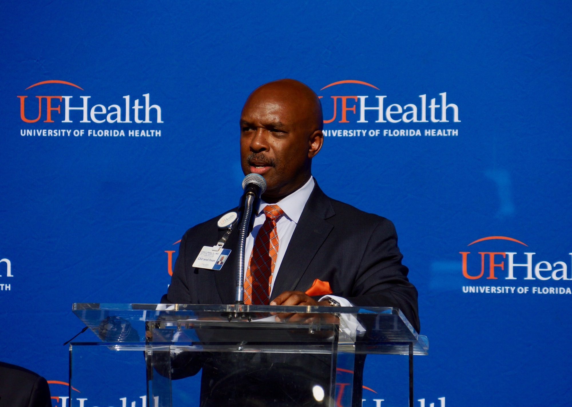UF Health Jacksonville CEO Dr. Leon Haley Jr.
