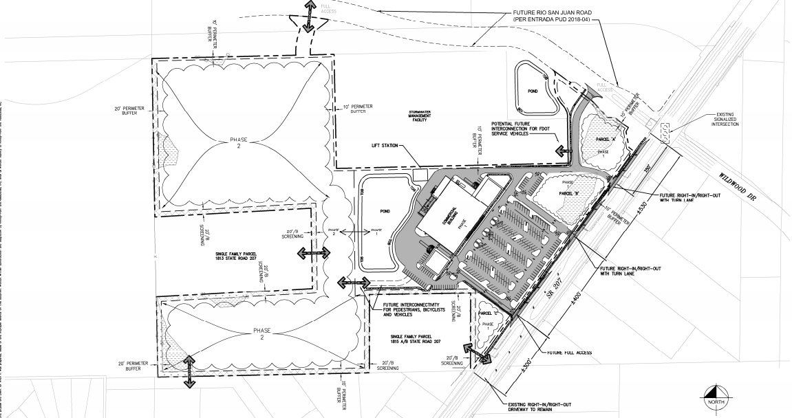 The master development plan for the Benchip Commercial development.