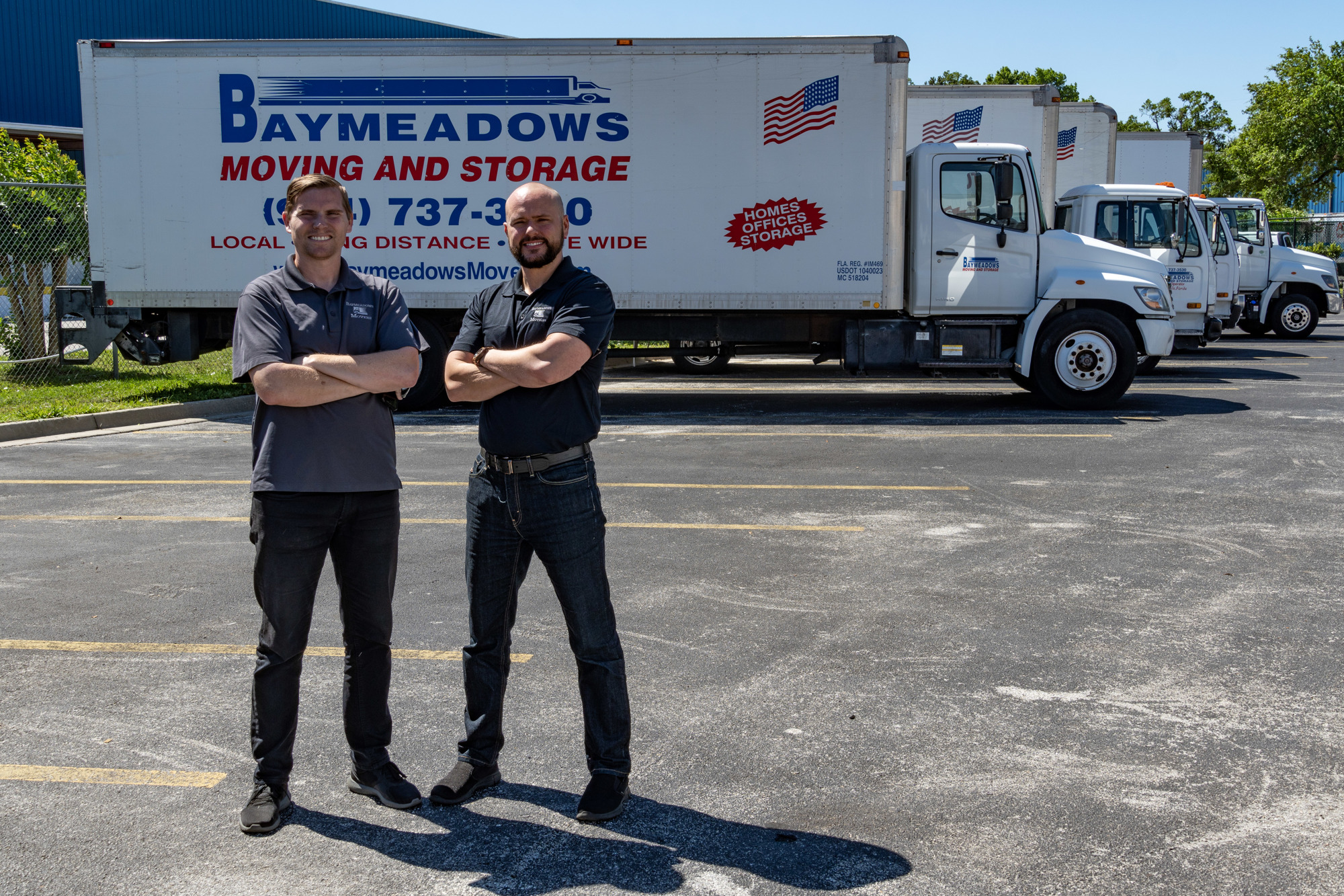 Baymeadows Moving and Storage handles shipping, receiving, storage and delivery for companies like Comcast and UF Health. (Photo by Jason Pratt)