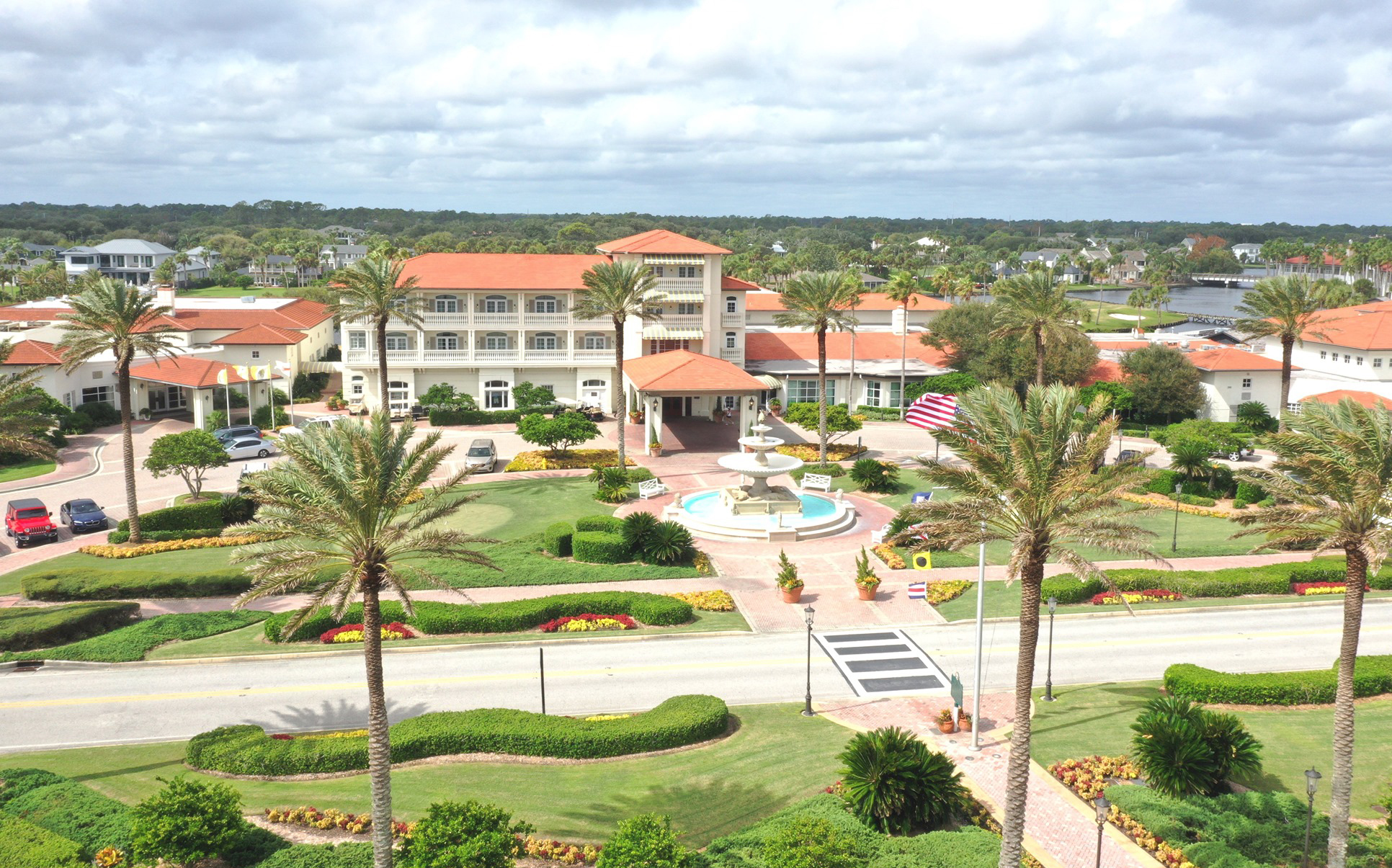 An aerial view of the Ponte Vedra Inn & Club from the resort's Facebook page.