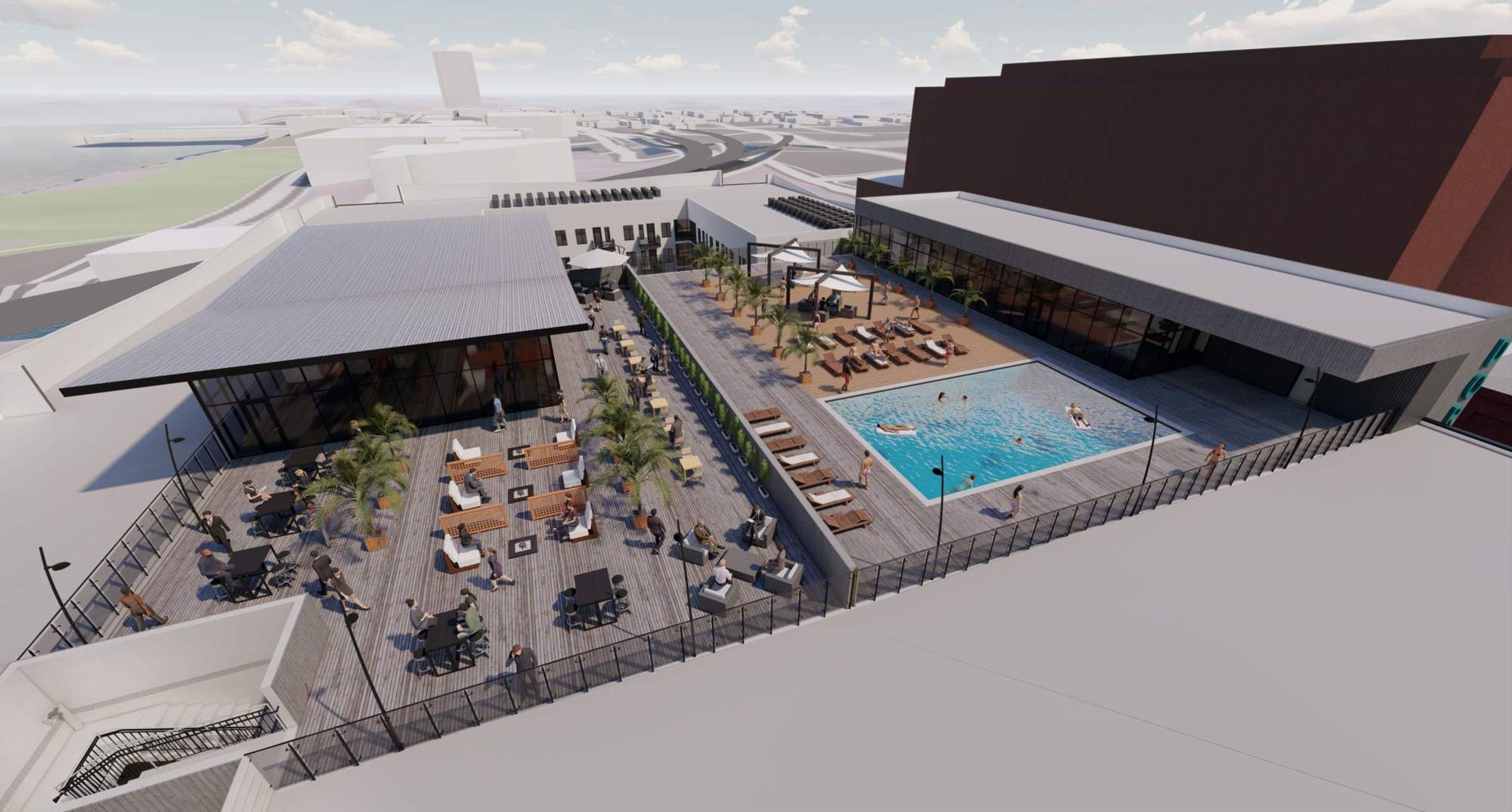 Plans for the Doro include a rooftop swimming pool.
