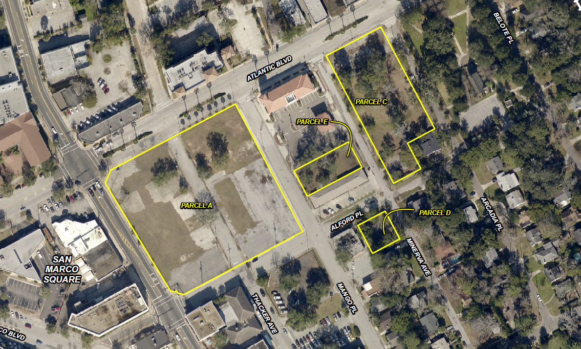 The project comprises four parcels, with the Publix Super Market planned on Parcel A. There also will be additional retail buildings, parking on other parcels and 35 multifamily units on Parcel C.