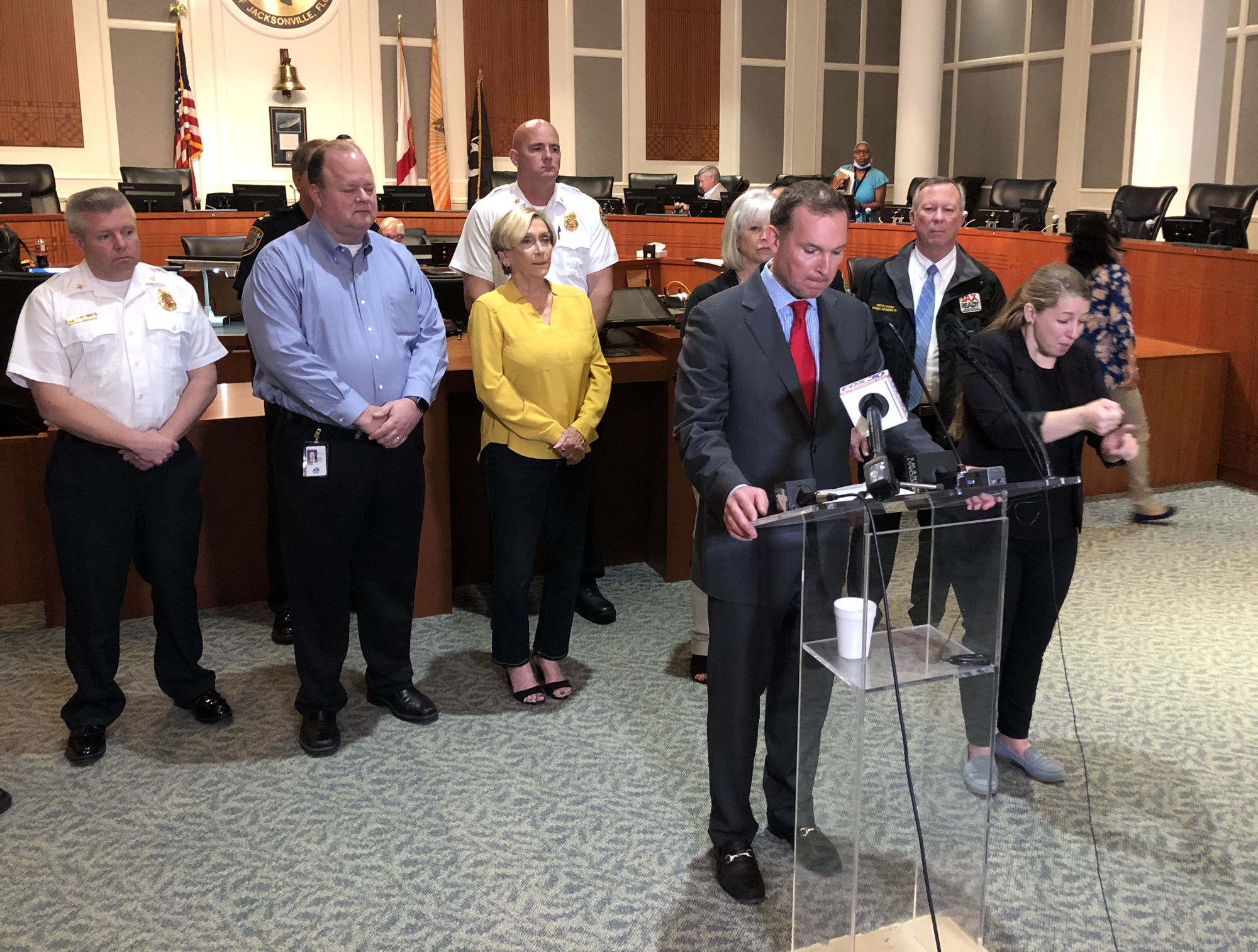 Mayor Lenny Curry limits bars, restaurants, churches, movie theaters and “social gathering places” to a maximum capacity of 50 people on March 16.
