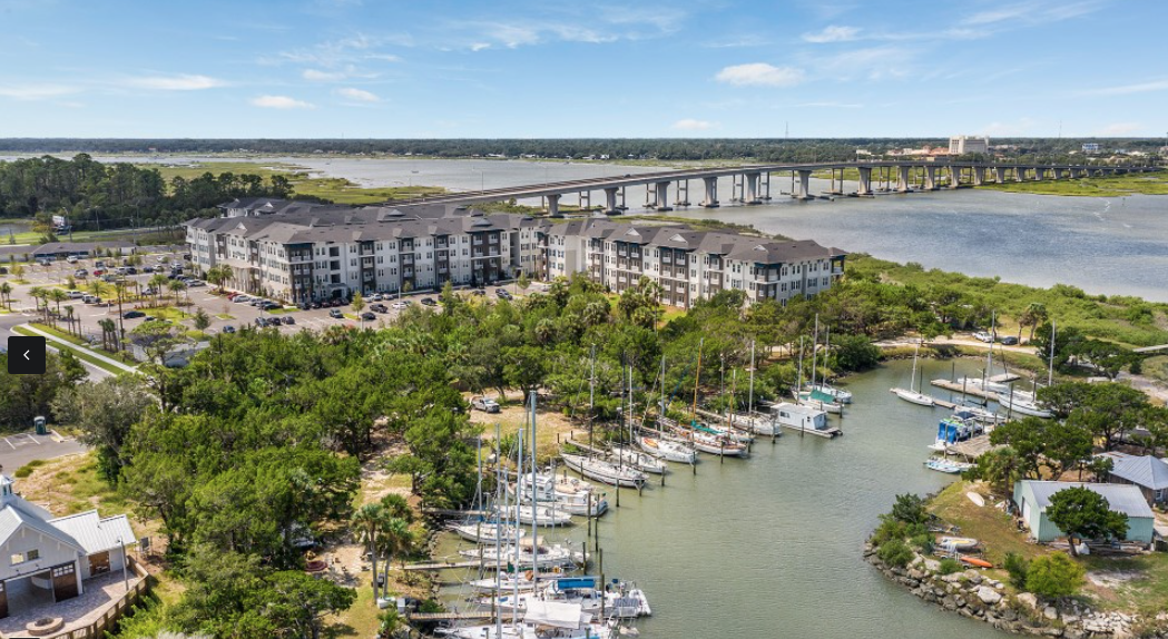 The community is along the Matanzas River in St. Augustine.
