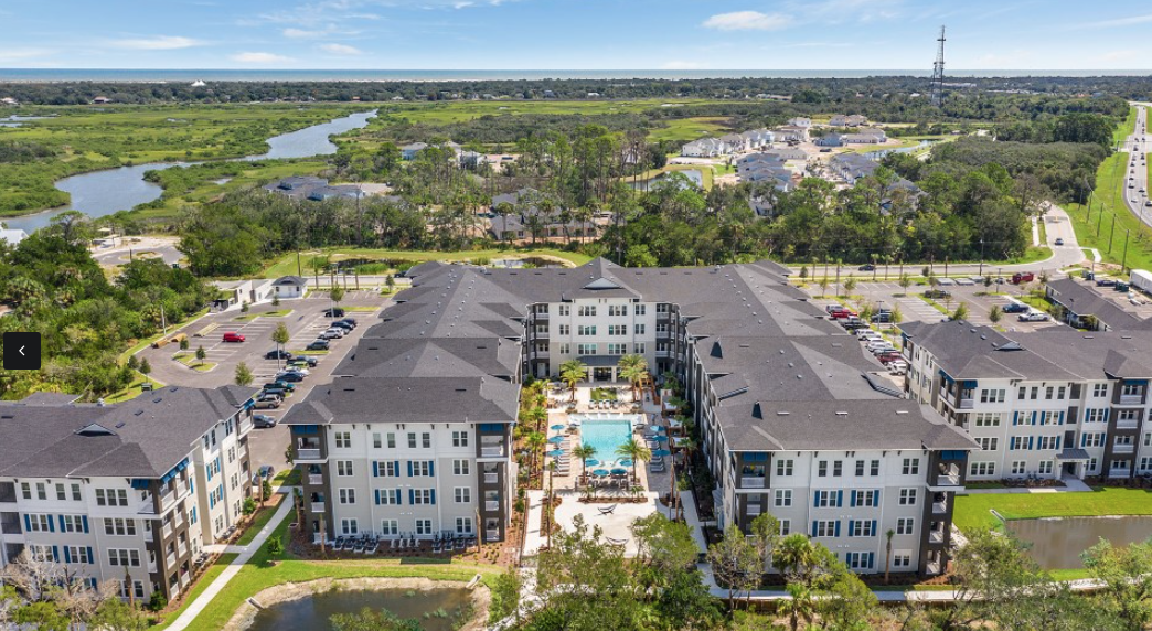 Residents began moving into the apartments in July 2019.