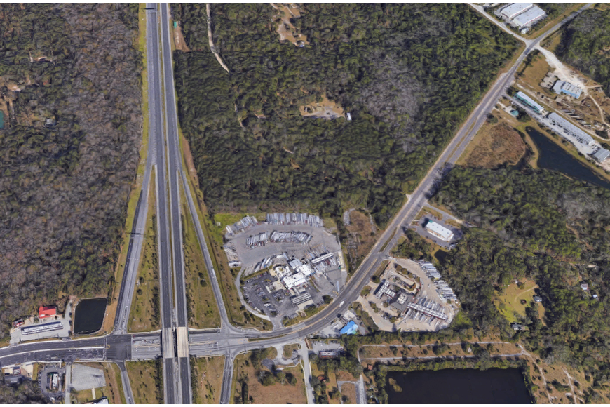 The Fountains North site in St. Johns County at Interstate 95 and County Road 210. (Google)